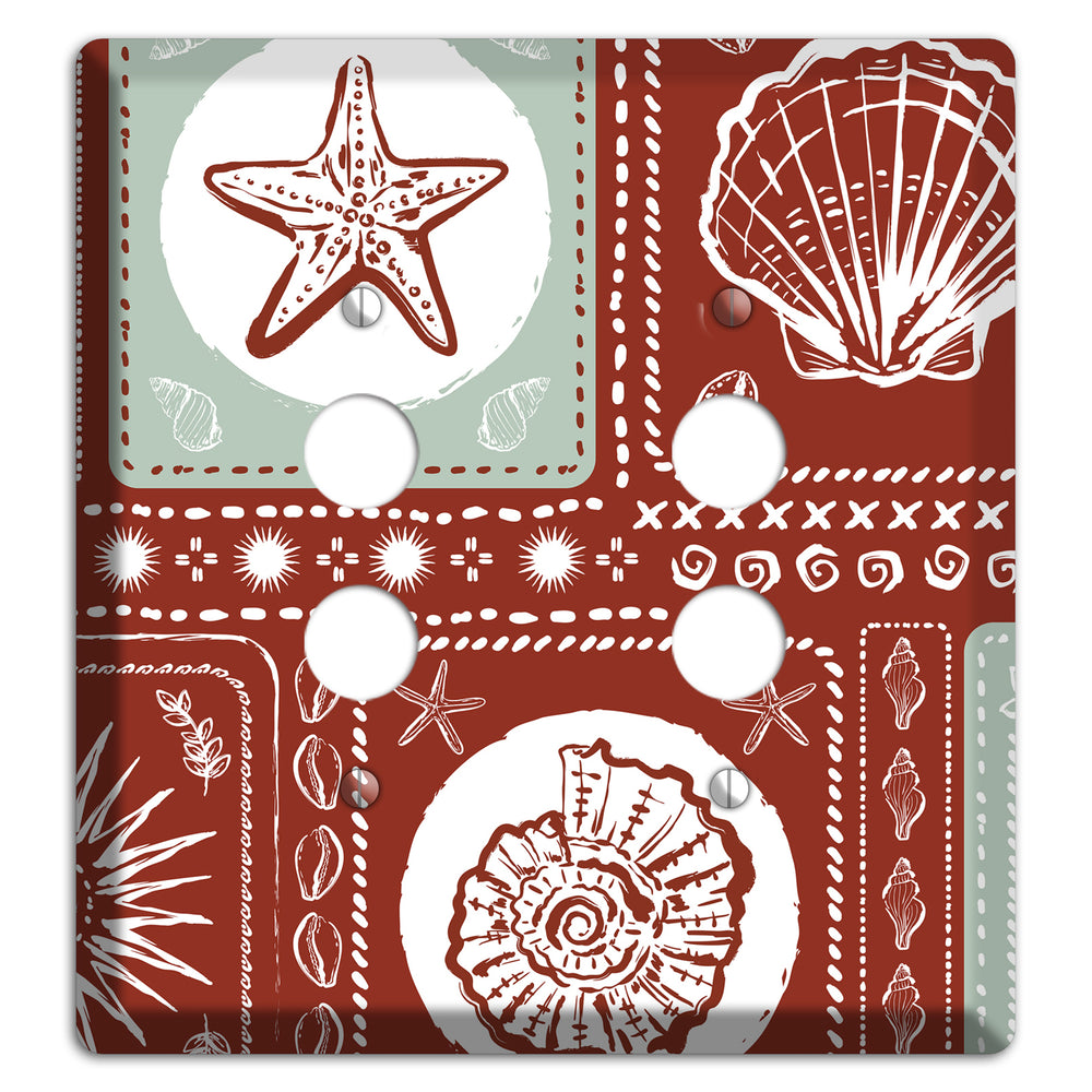 Crimson Tide Relics 2 Pushbutton Wallplate