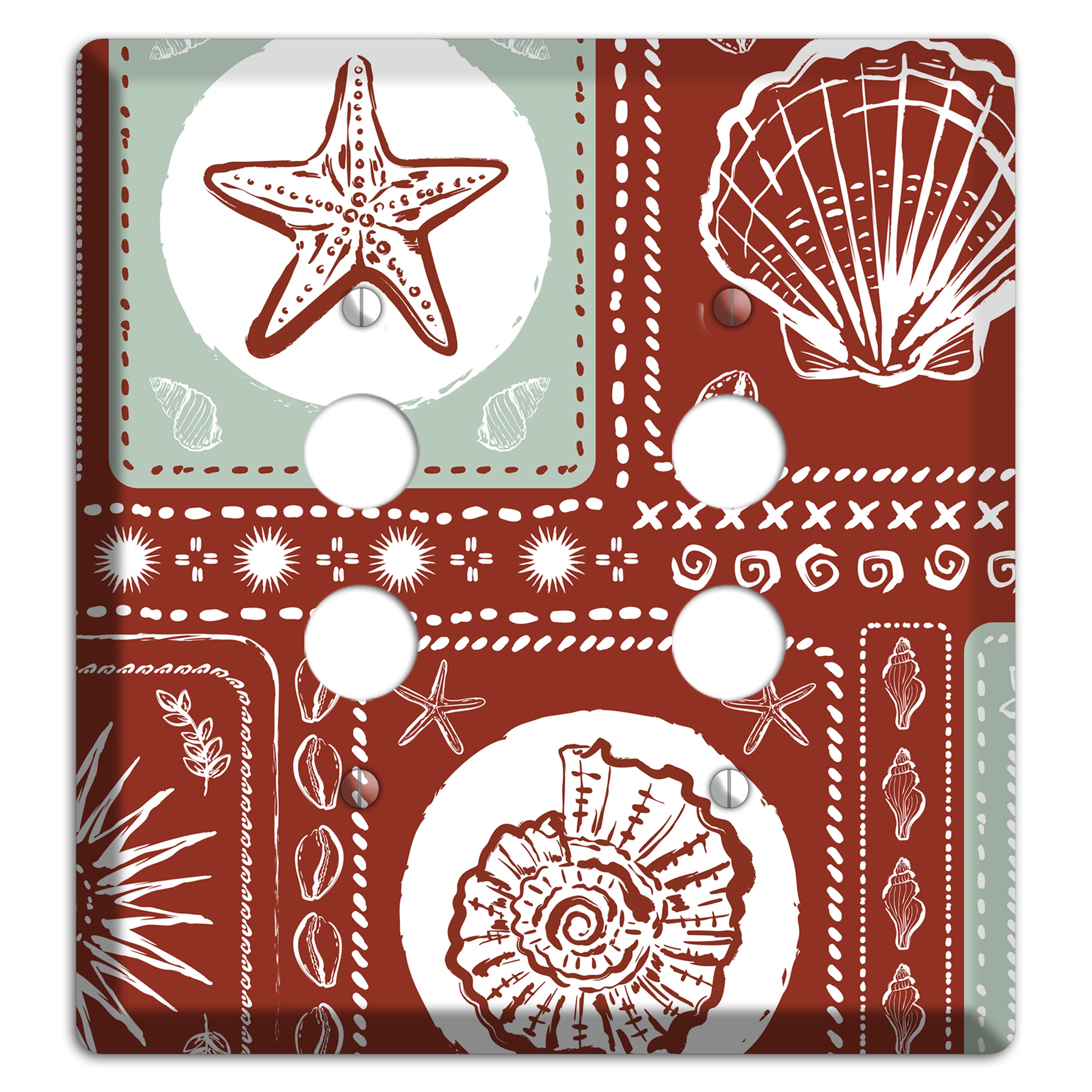 Crimson Tide Relics 2 Pushbutton Wallplate