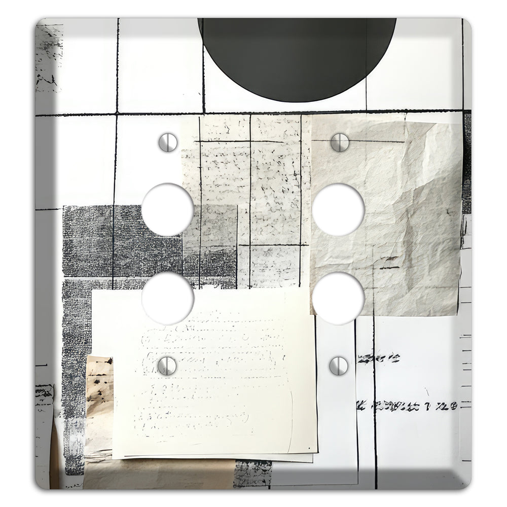 Paper & Memory 2 Pushbutton Wallplate