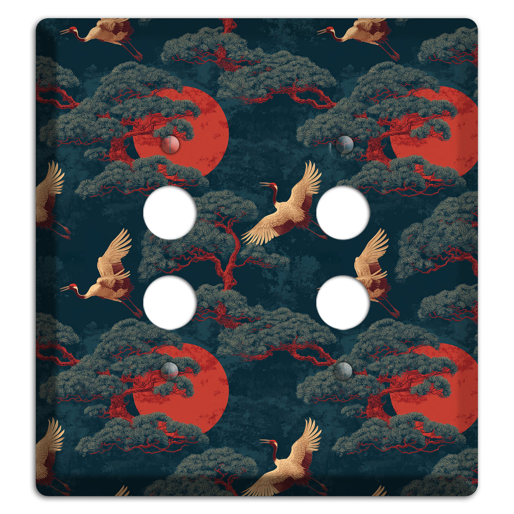 Vermillion Moon Ascent 2 Pushbutton Wallplate