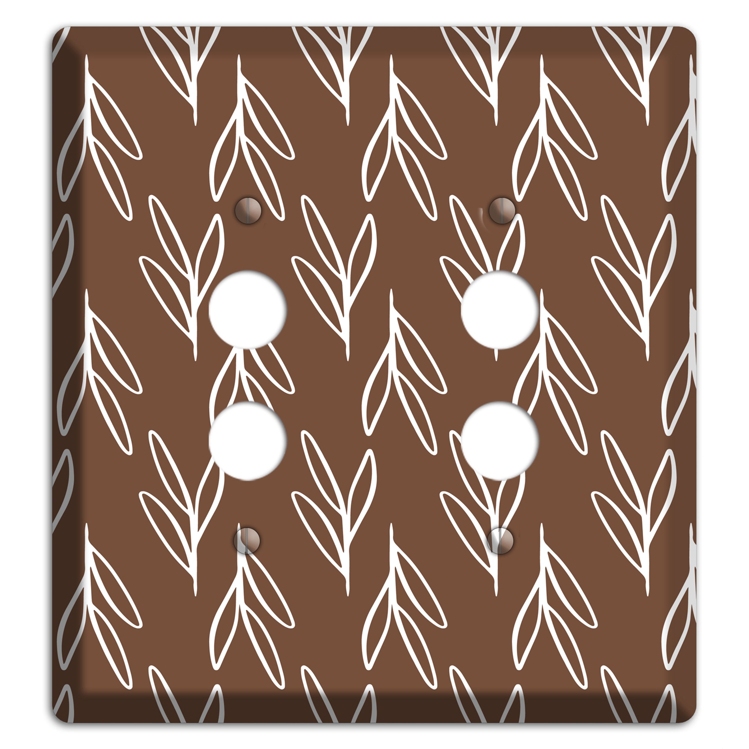 Wheat & Shadow 2 Pushbutton Wallplate