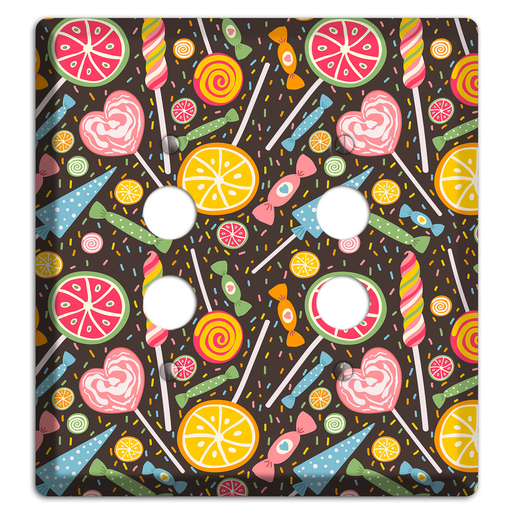 Candy Carnival (Dark) 2 Pushbutton Wallplate