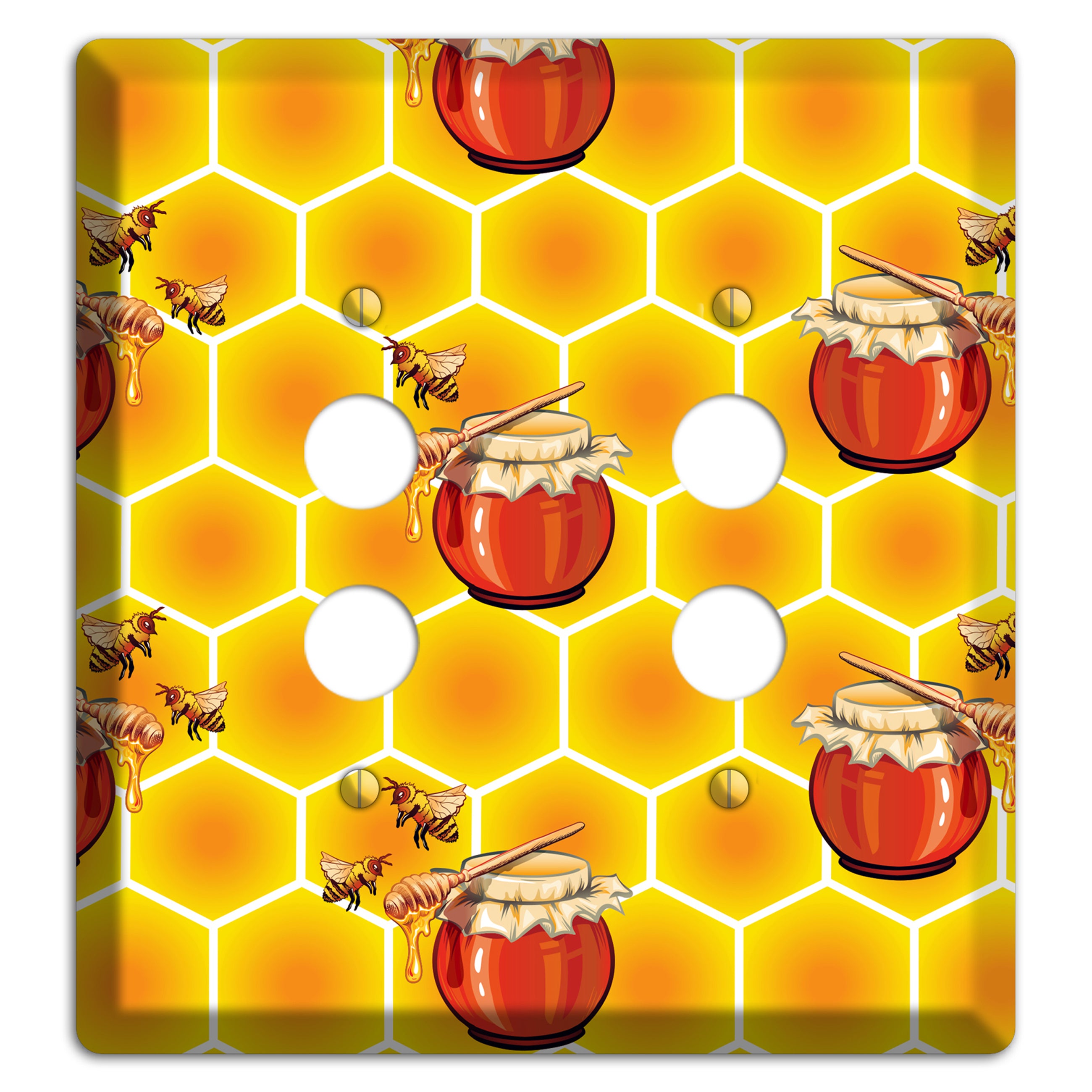 Harvest Season Repeating 2 Pushbutton Wallplate