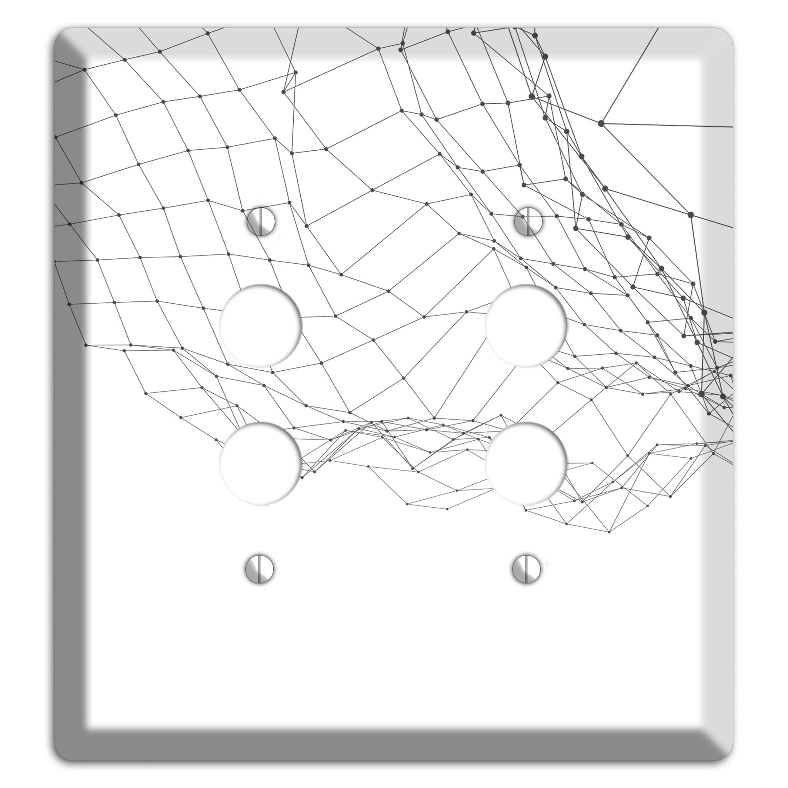 Collapse Into Signal 2 Pushbutton Wallplate