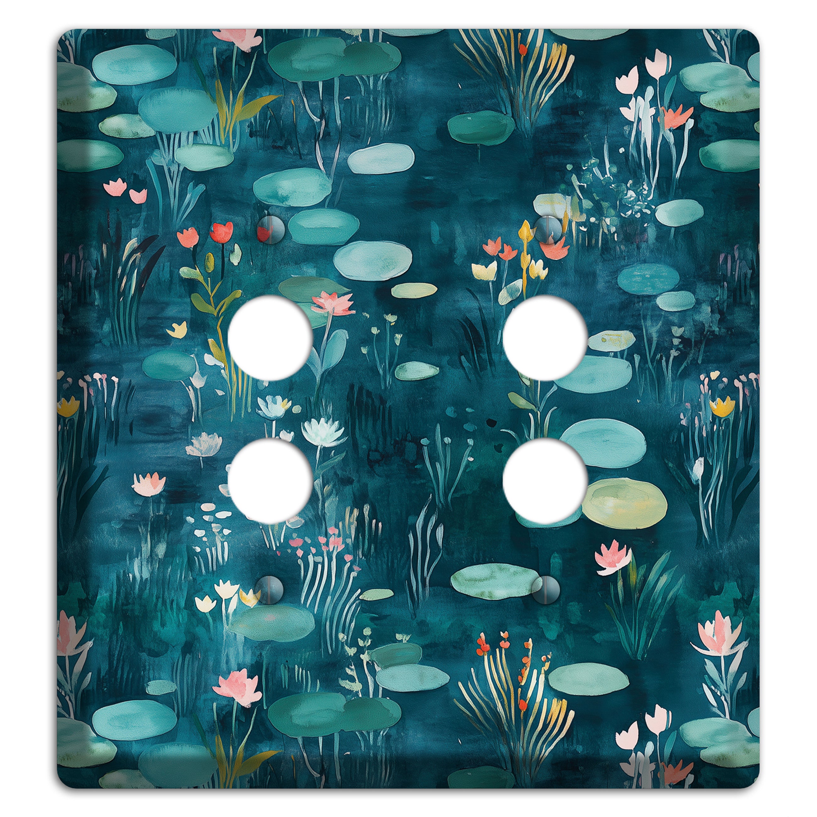 Lily Pond Reverie 2 Pushbutton Wallplate
