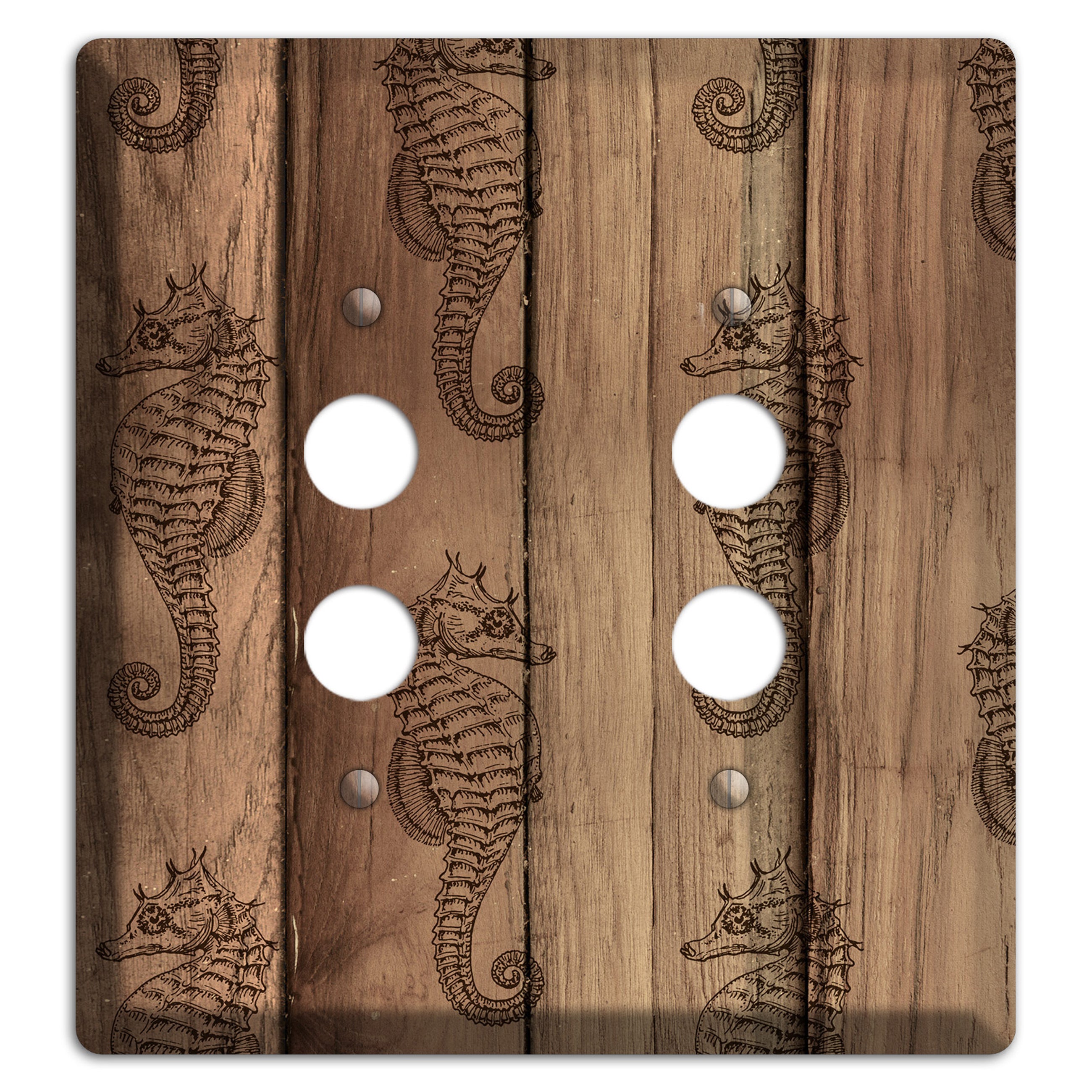Planktonic Ponies 2 Pushbutton Wallplate