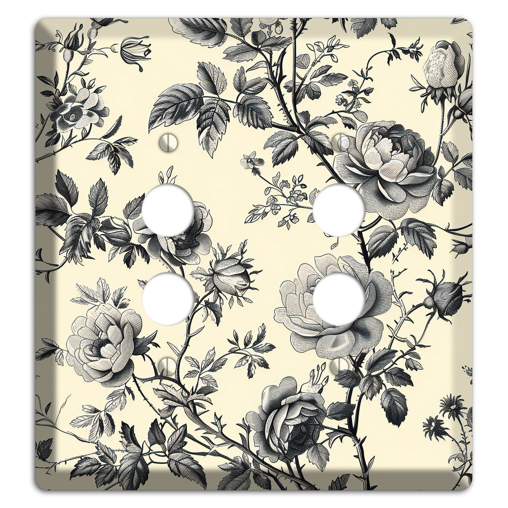 Thorned Reverie 2 Pushbutton Wallplate