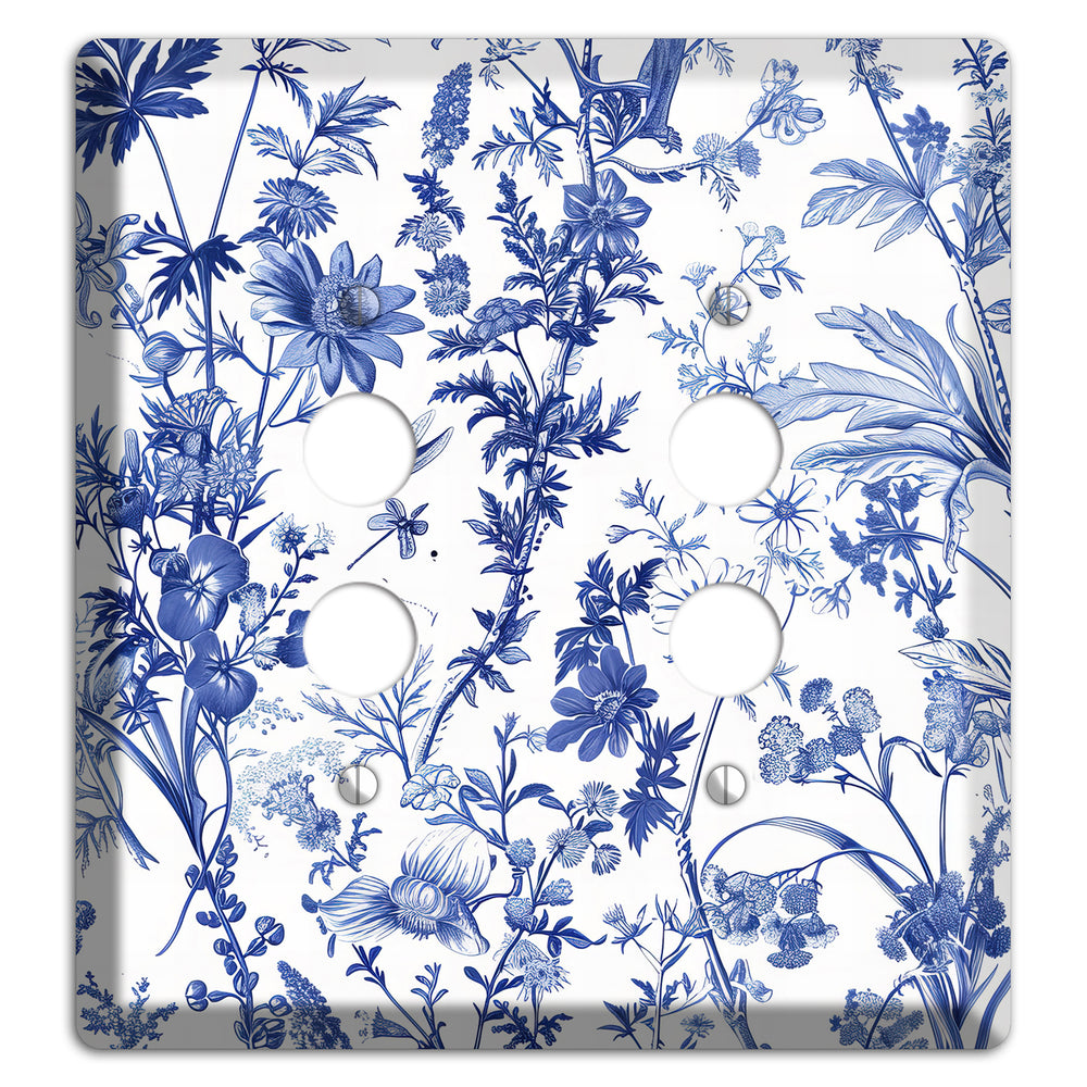 Wildflower Ink Study 2 Pushbutton Wallplate