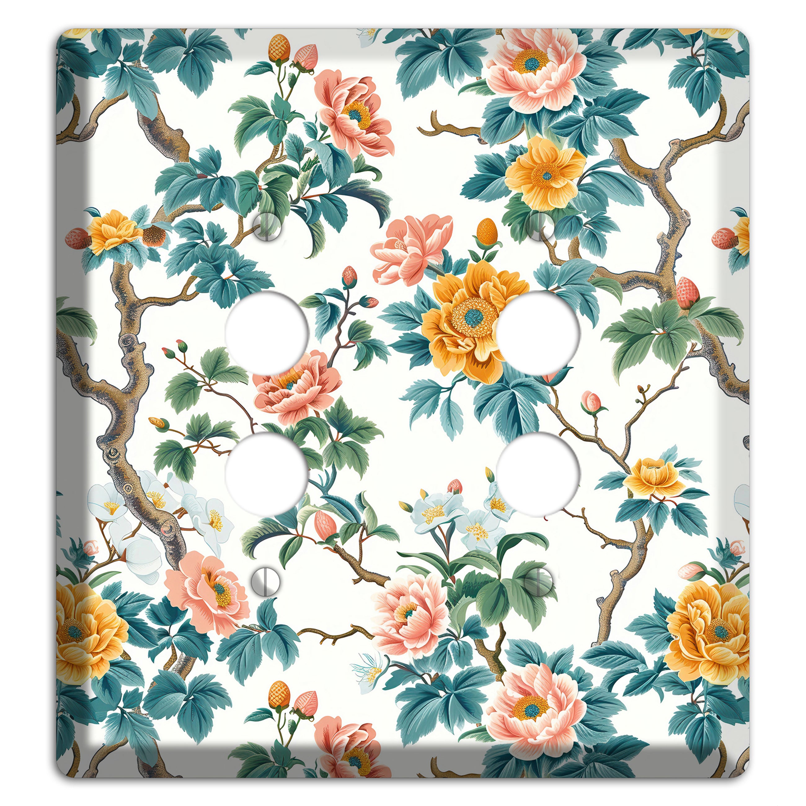 Blossom & Bough 2 Pushbutton Wallplate