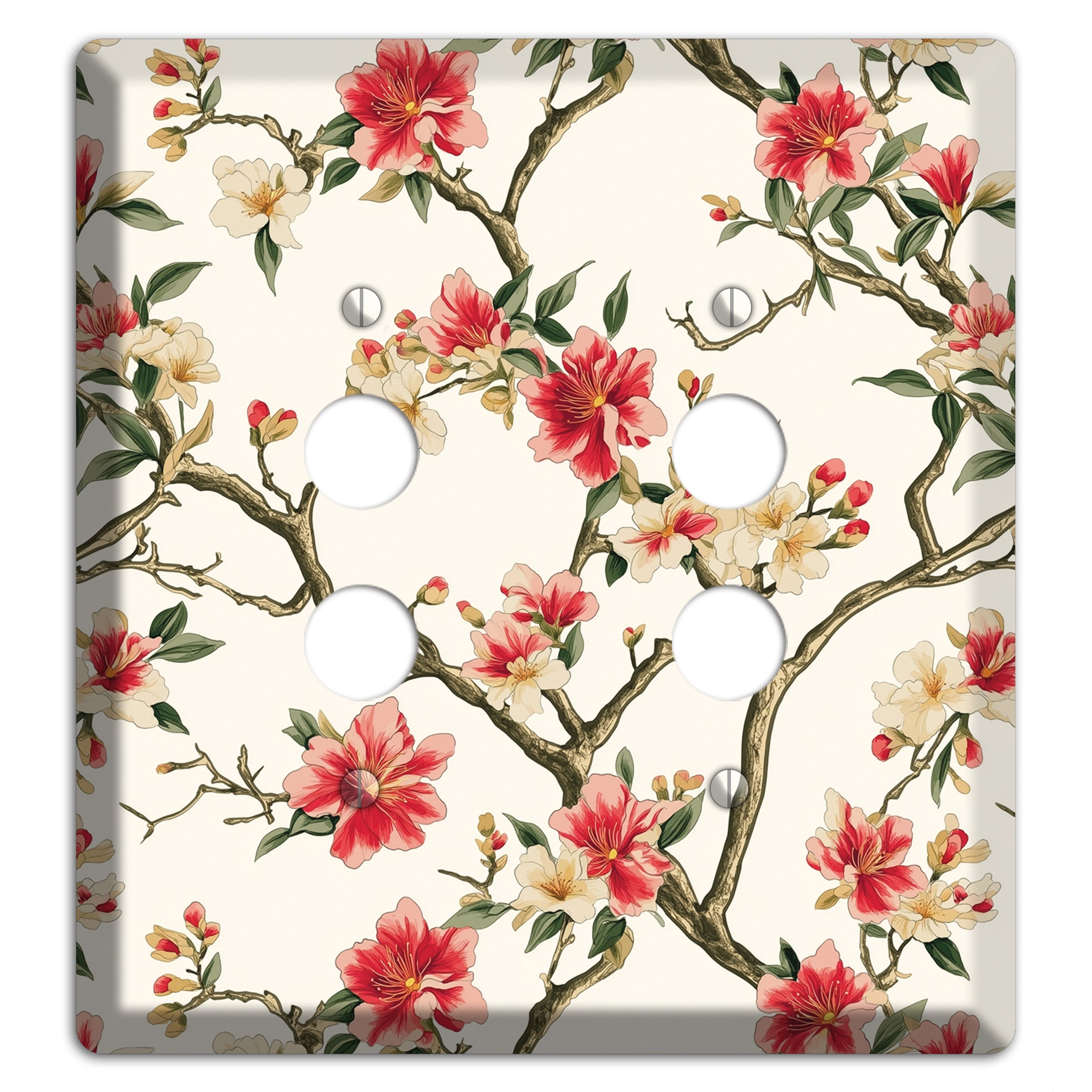 Blossom & Bough 2 Pushbutton Wallplate