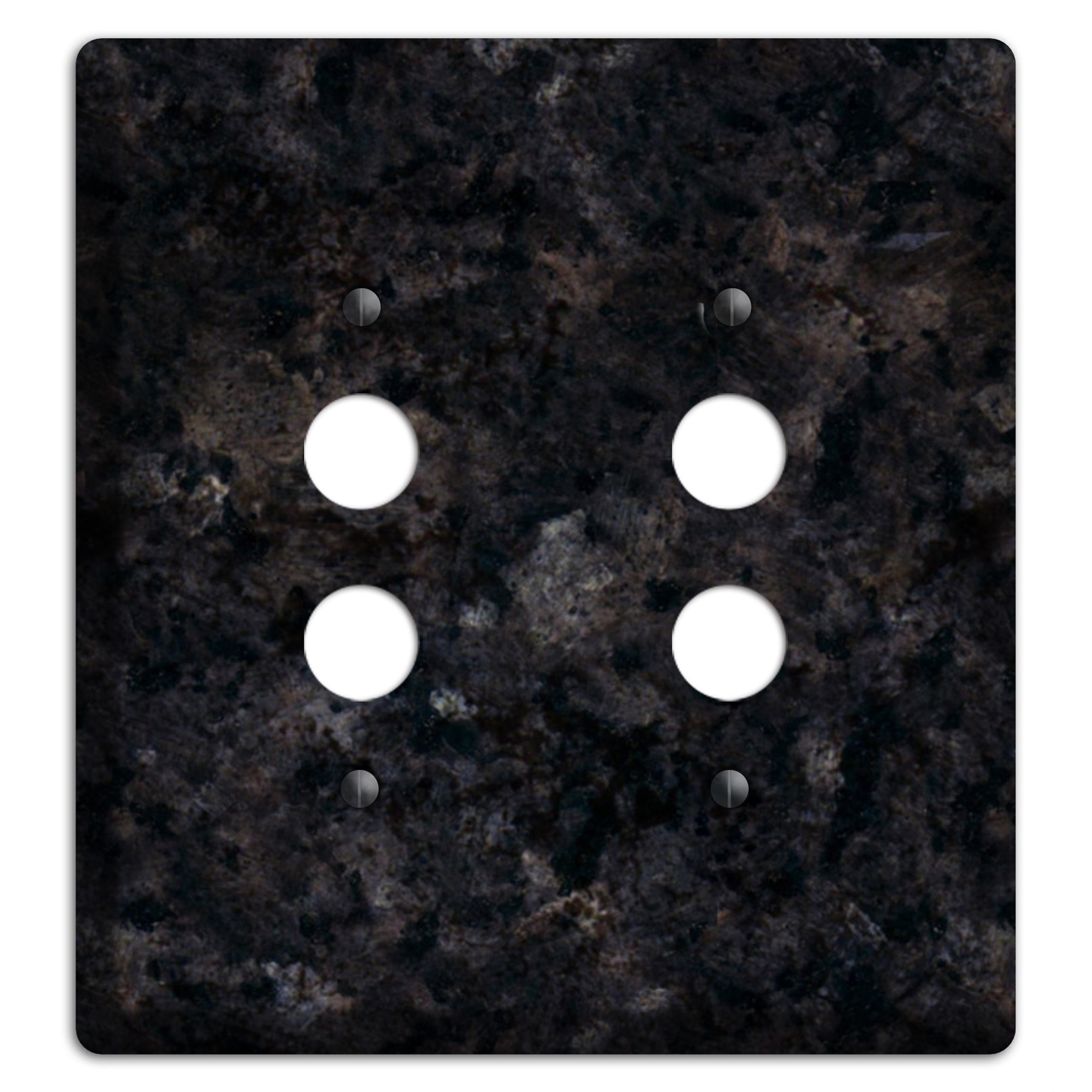 Ubatuba Granite 2 Pushbutton Wallplate