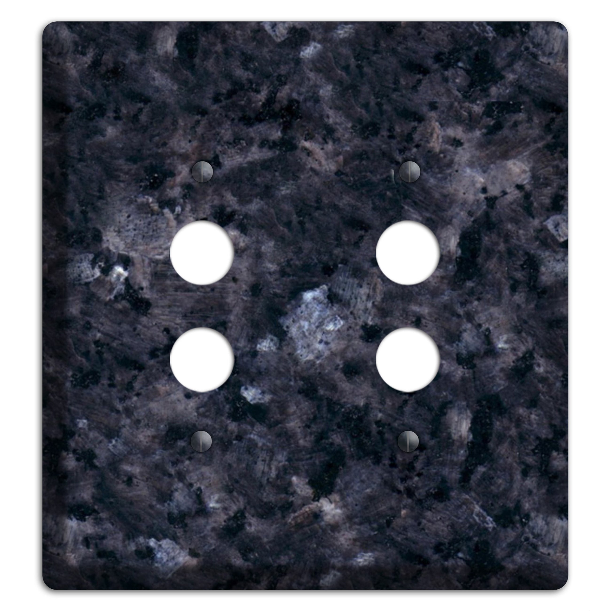 Blue Pearl Granite 2 Pushbutton Wallplate