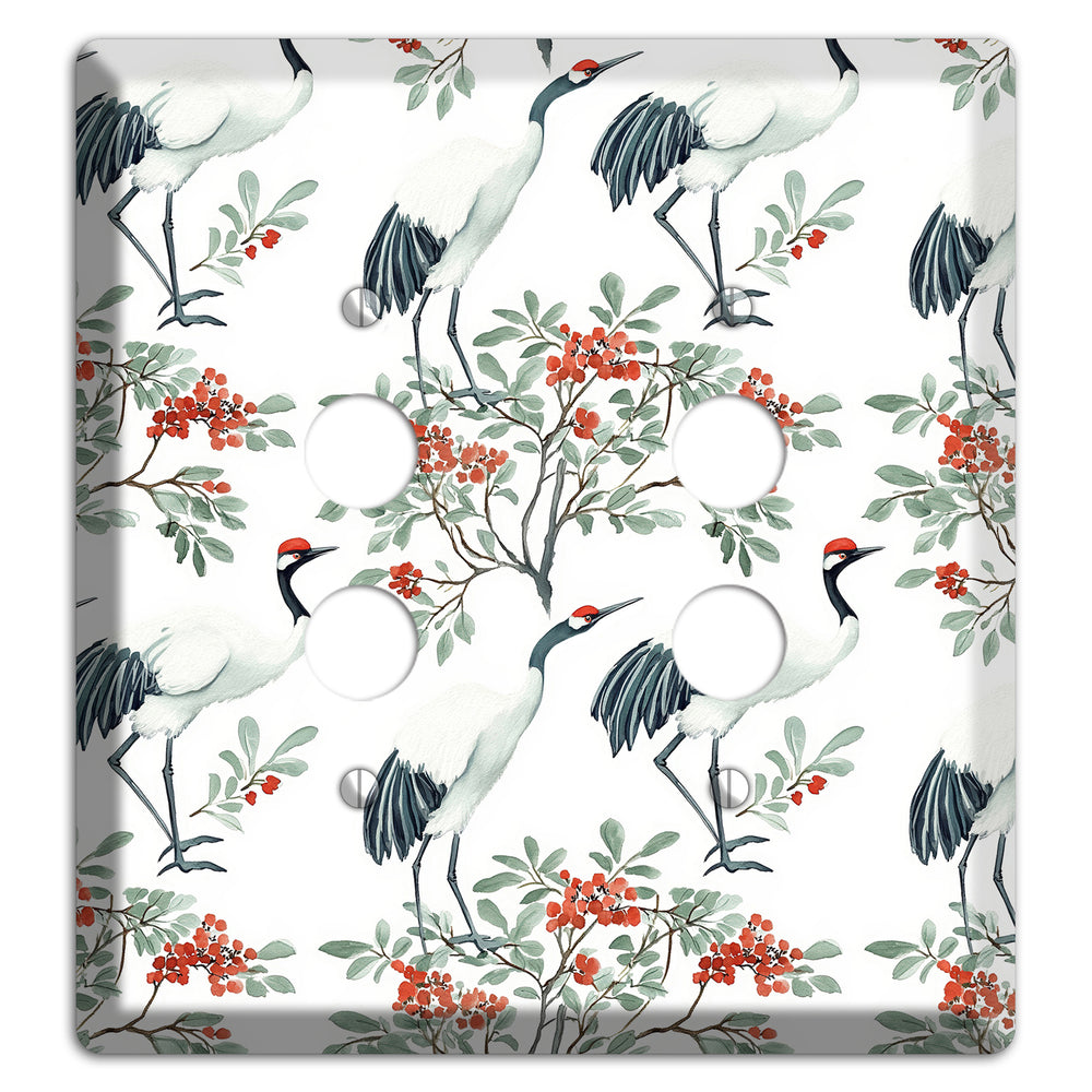 Scarlet Crown Reverie 2 Pushbutton Wallplate