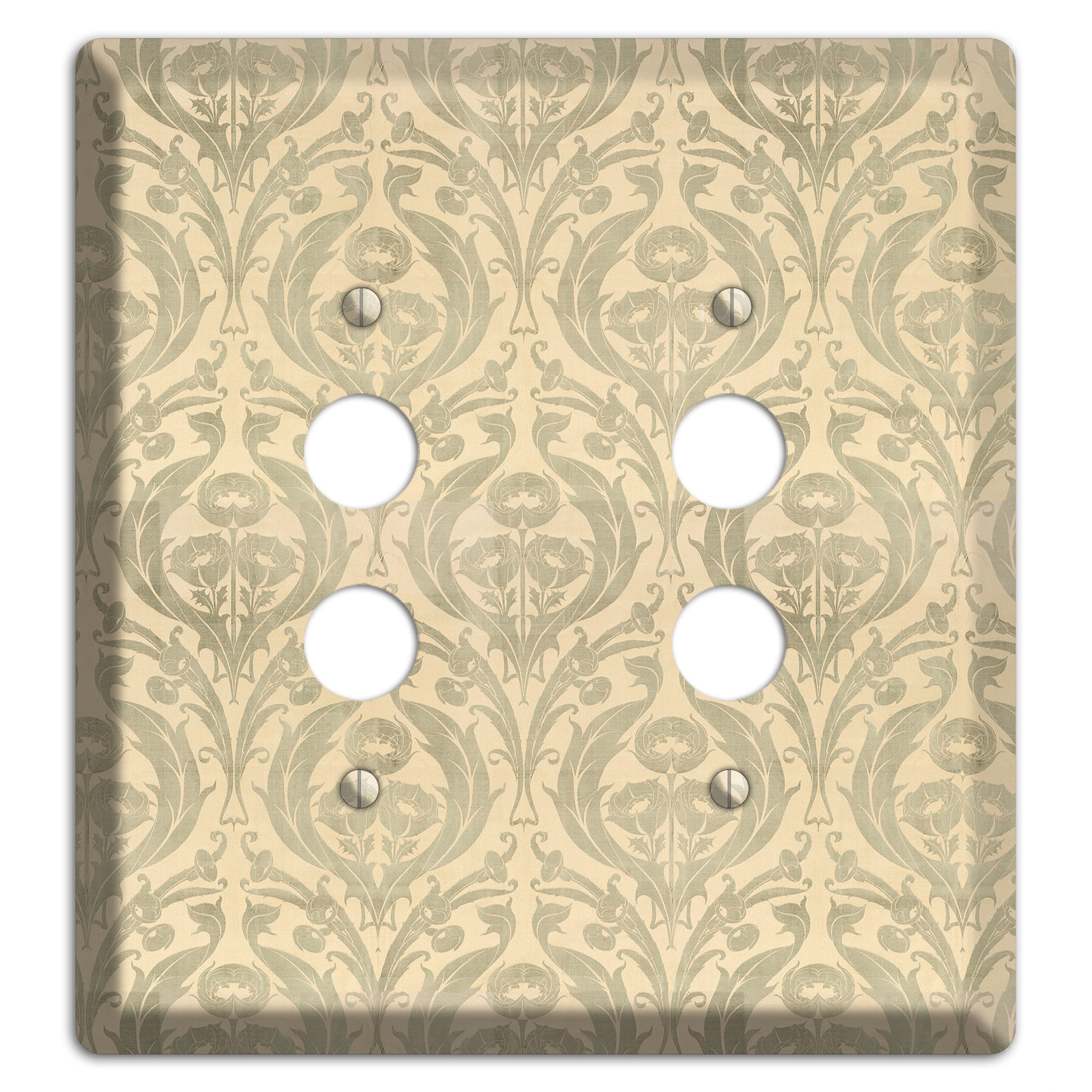 Whispered Thistle 2 Pushbutton Wallplate