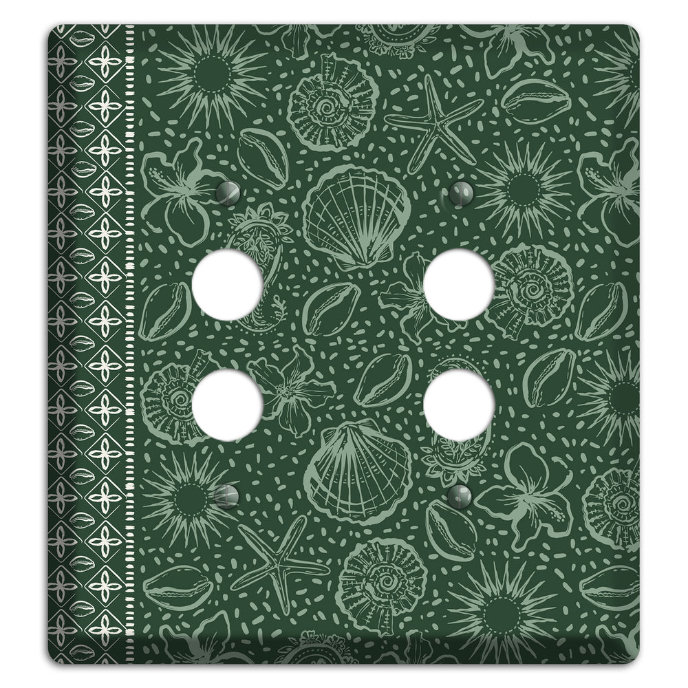 Emerald Tide Reliquary 2 Pushbutton Wallplate