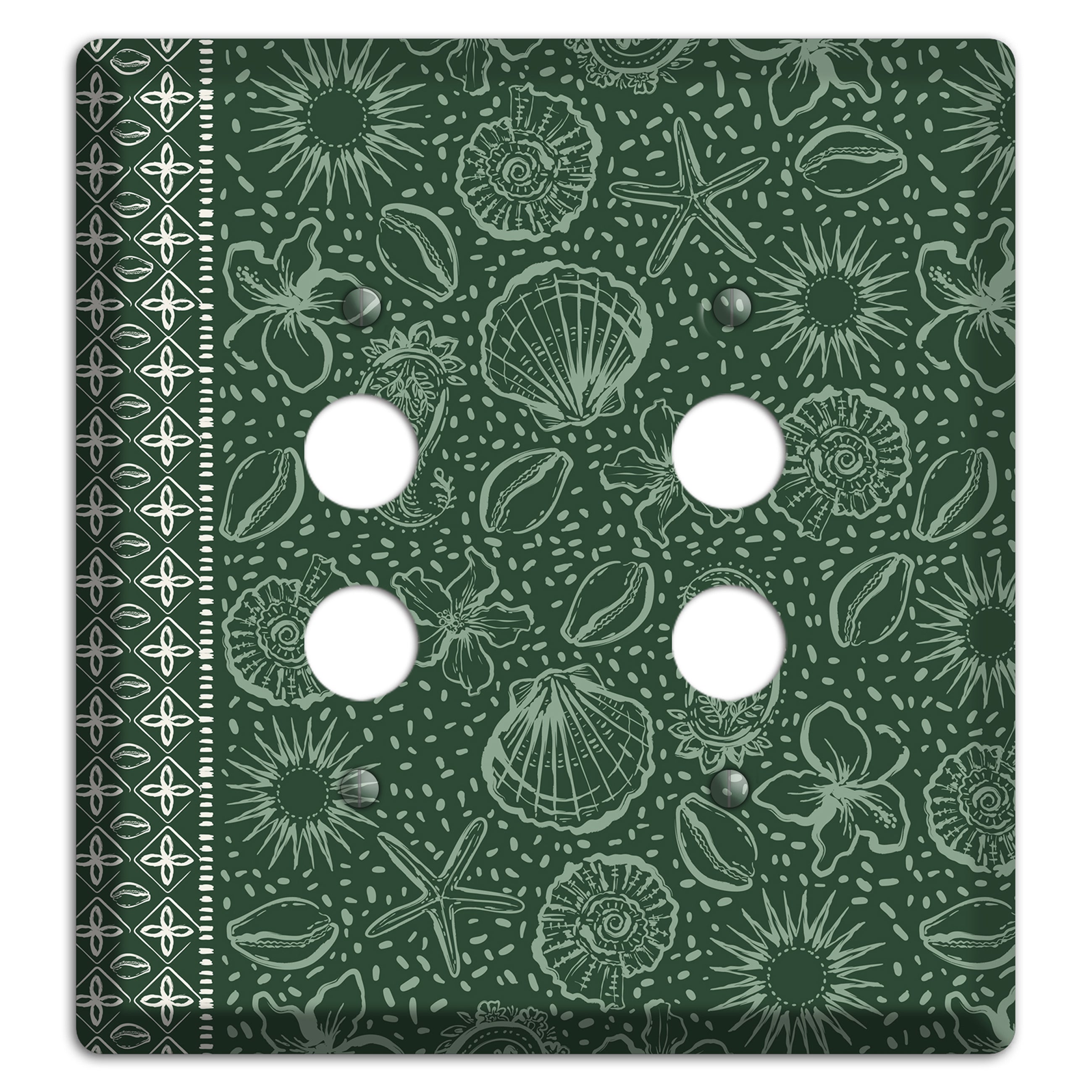 Emerald Tide Reliquary 2 Pushbutton Wallplate