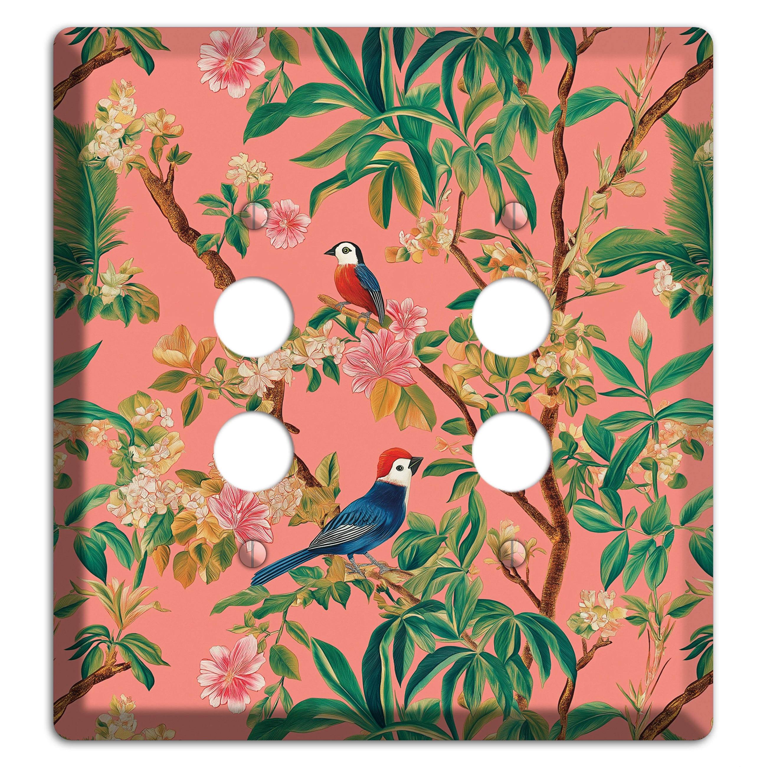 Coral Garden Reverie 2 Pushbutton Wallplate