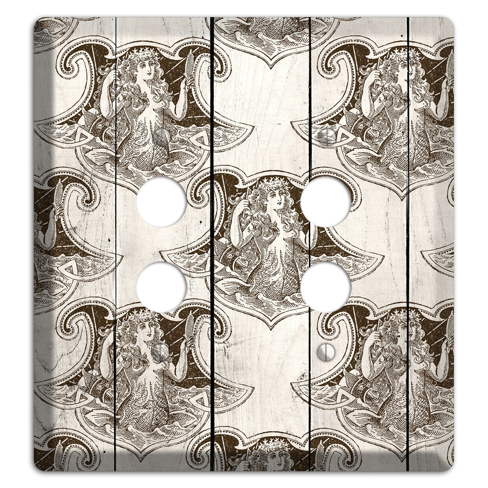 Mermaid‚Äôs Crest 2 Pushbutton Wallplate