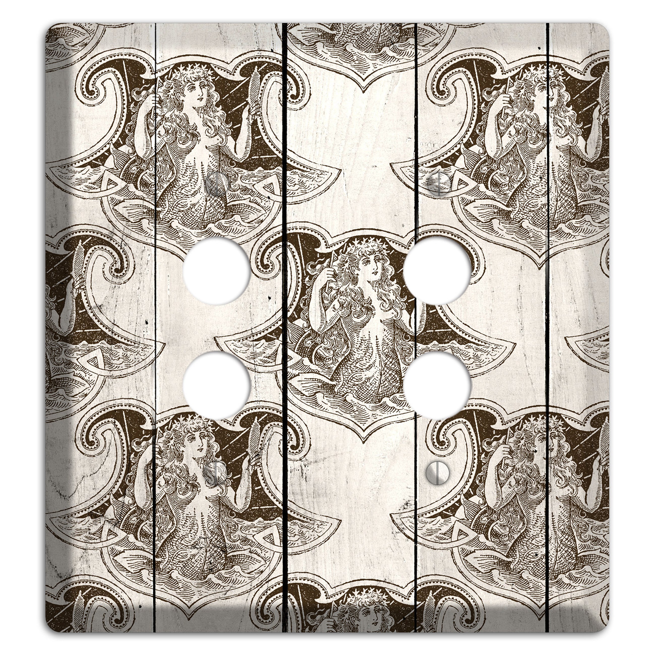 Mermaid’s Crest 2 Pushbutton Wallplate