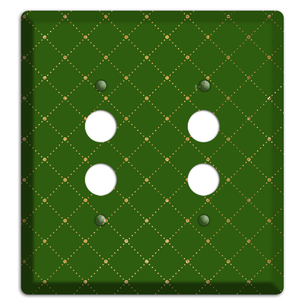 Beaded Lattice 2 Pushbutton Wallplate