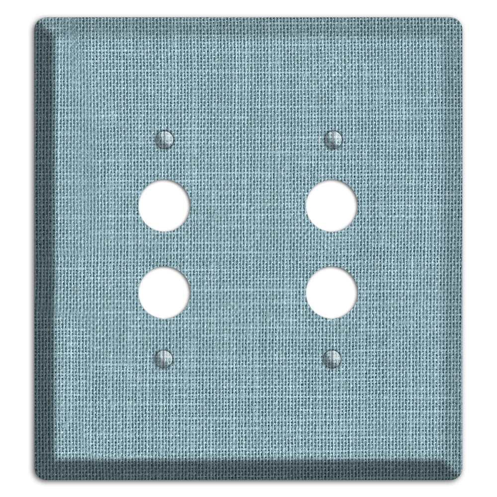 Linen Sky 2 Pushbutton Wallplate