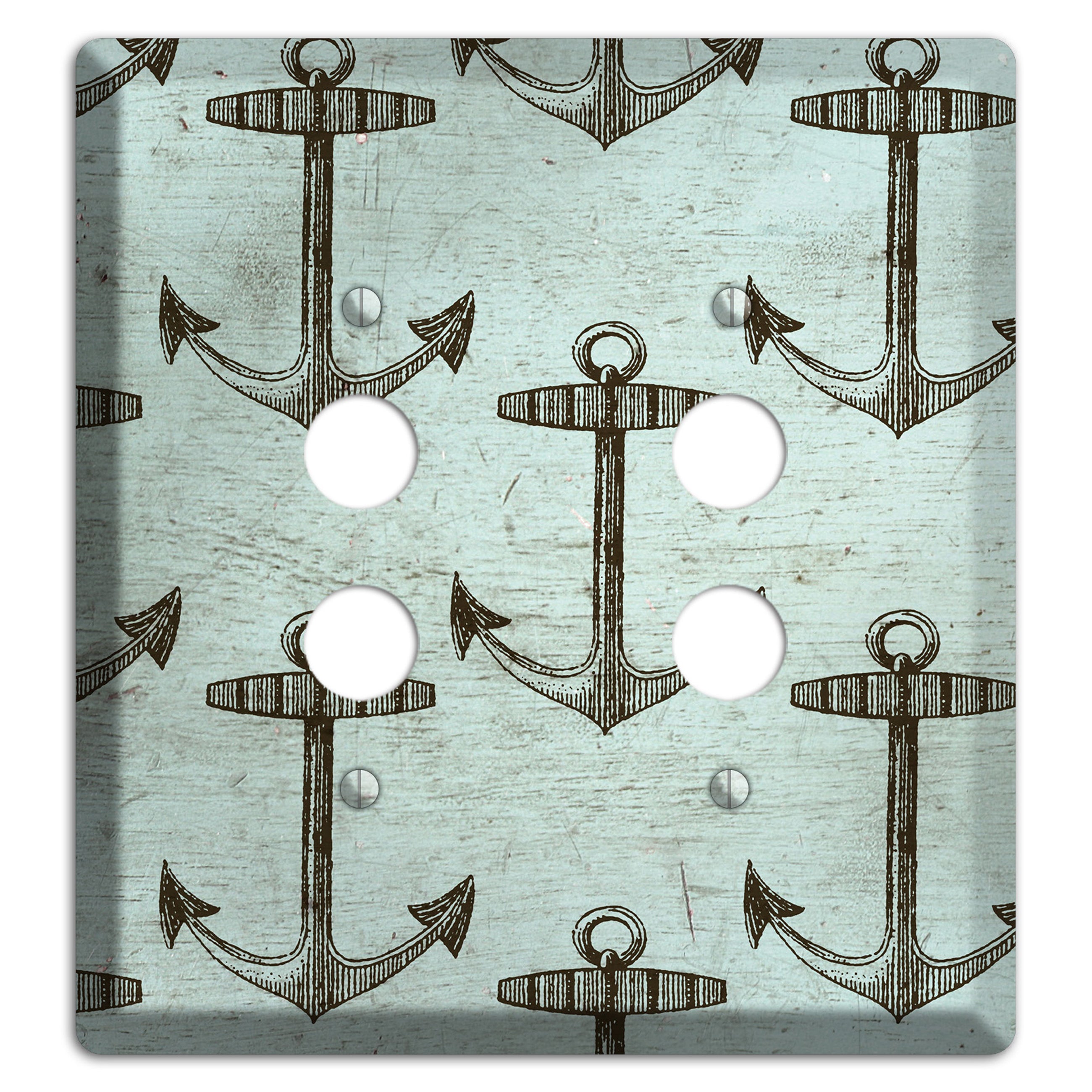 Anchored in Time 2 Pushbutton Wallplate