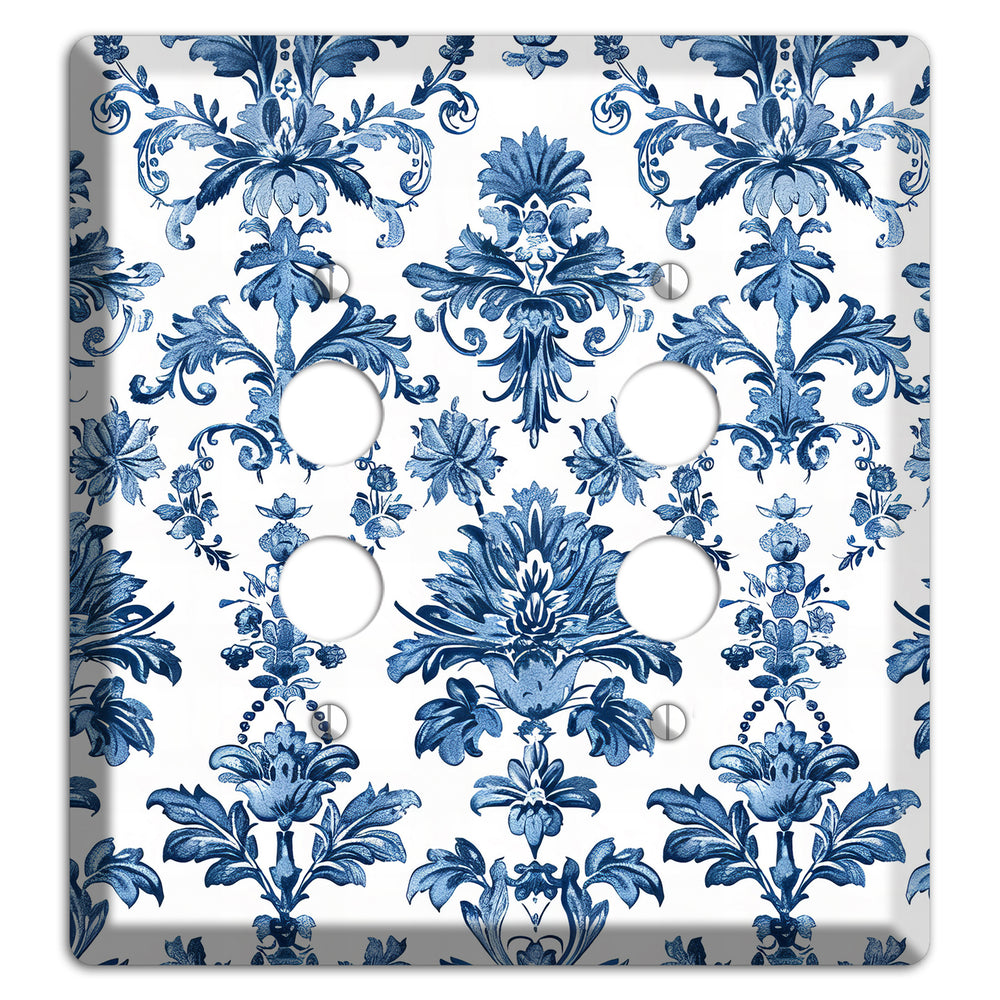 Damask Reverie 2 Pushbutton Wallplate