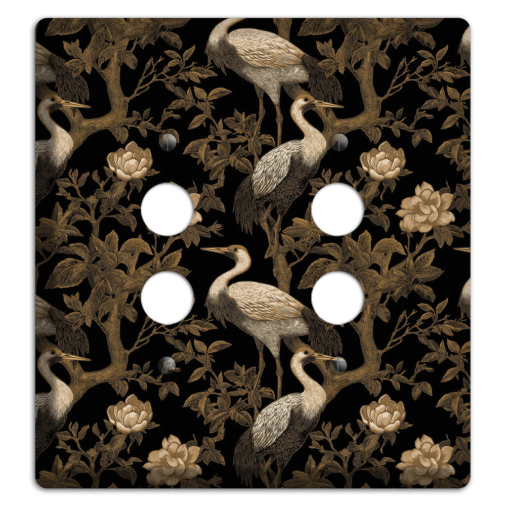 Obsidian Heron Dusk 2 Pushbutton Wallplate