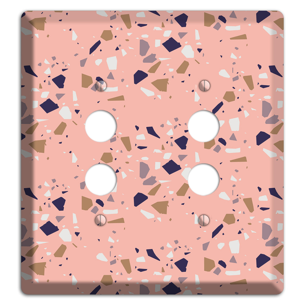 Blush Quarry 2 Pushbutton Wallplate