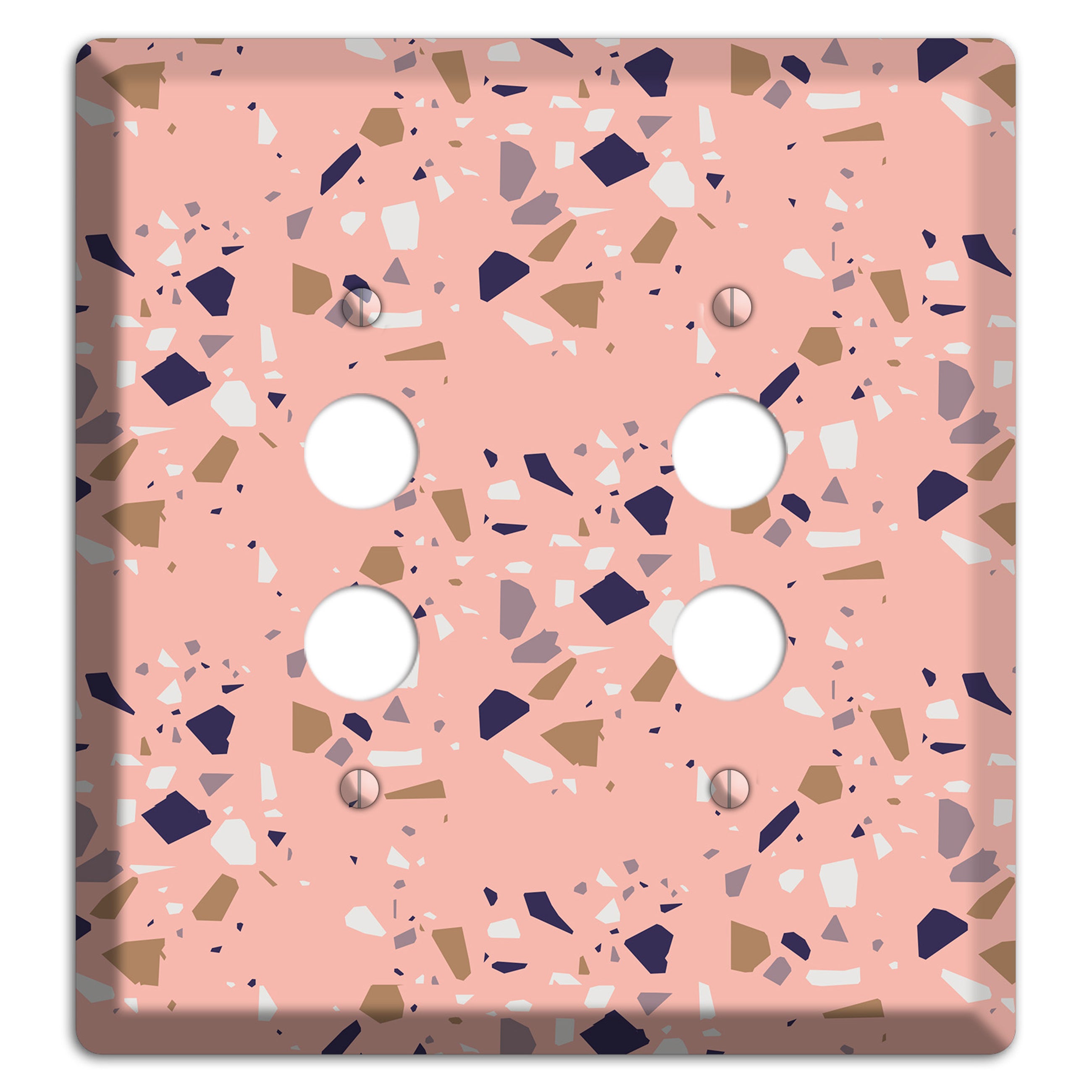 Blush Quarry 2 Pushbutton Wallplate