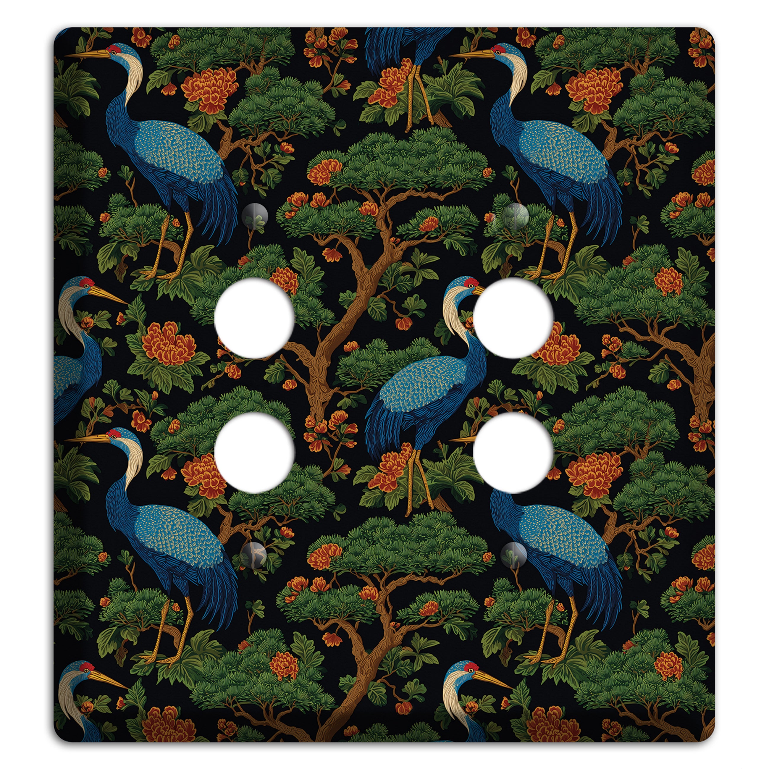 Cobalt Pine Vigil 2 Pushbutton Wallplate