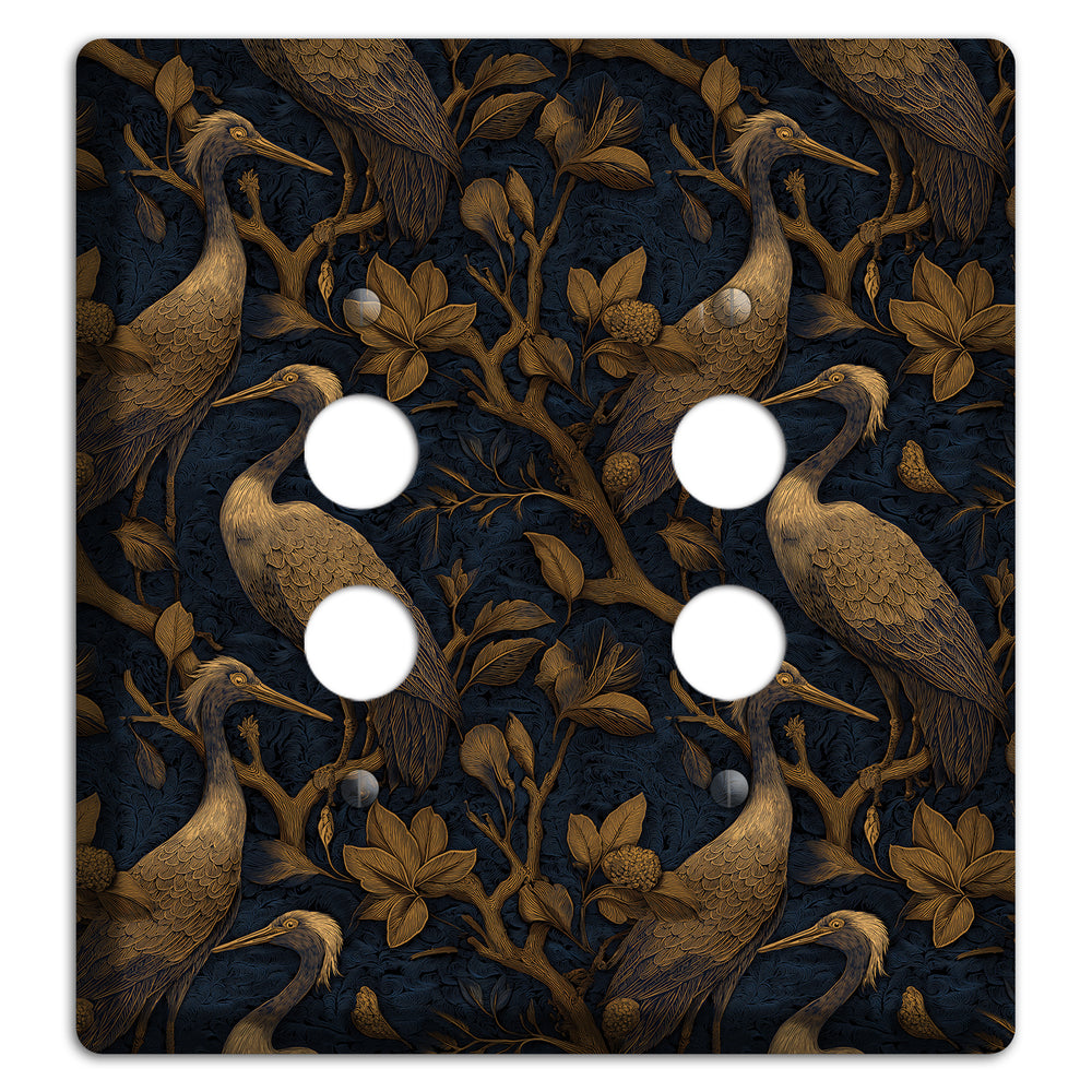 Gilded Heron Dusk 2 Pushbutton Wallplate