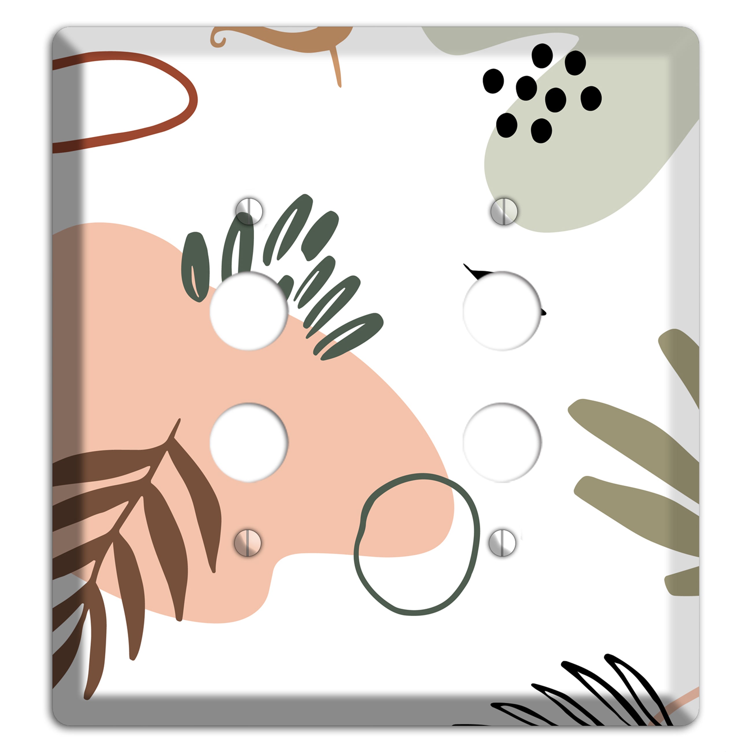Botanical Scatter 2 Pushbutton Wallplate