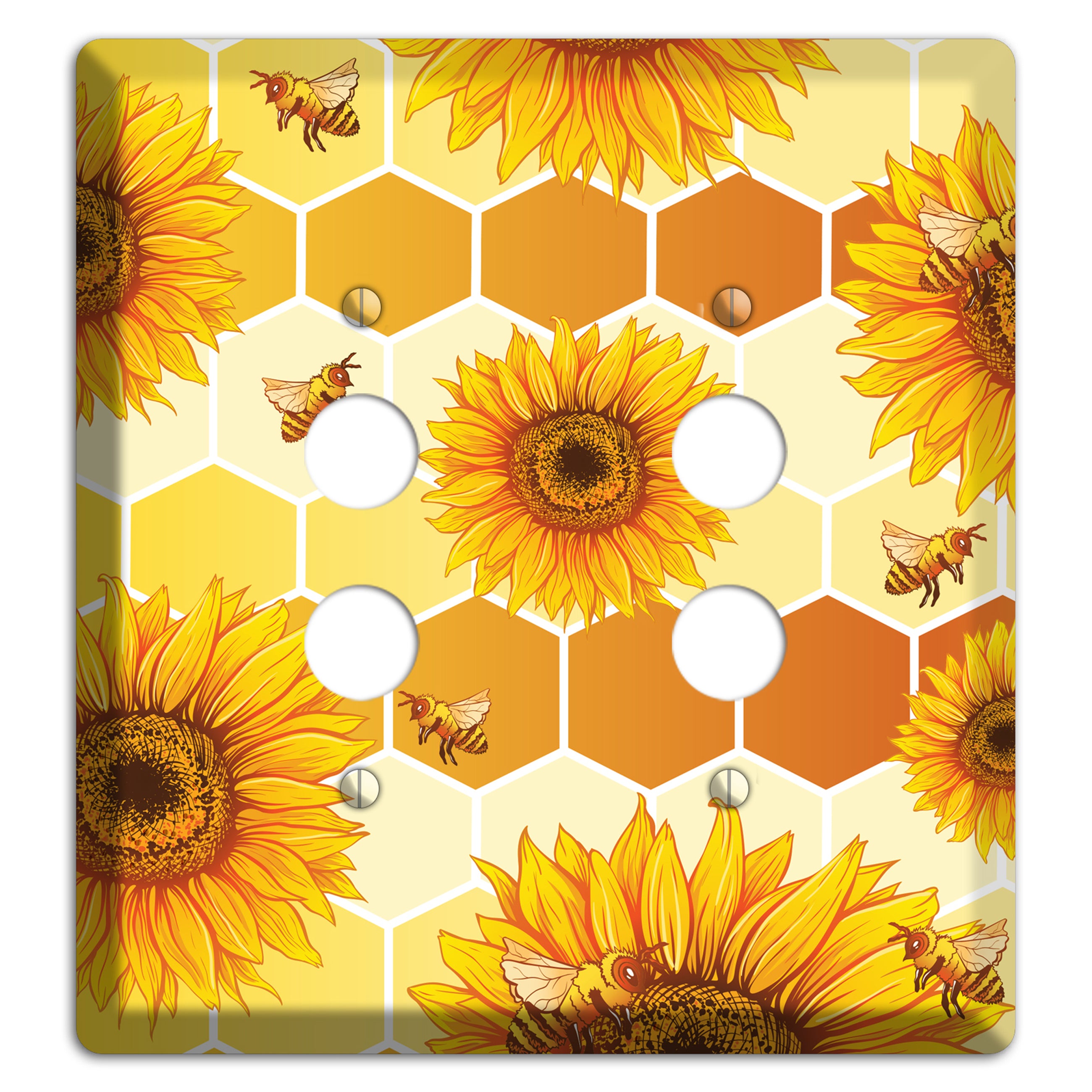 Honeycomb Solstice 2 Pushbutton Wallplate
