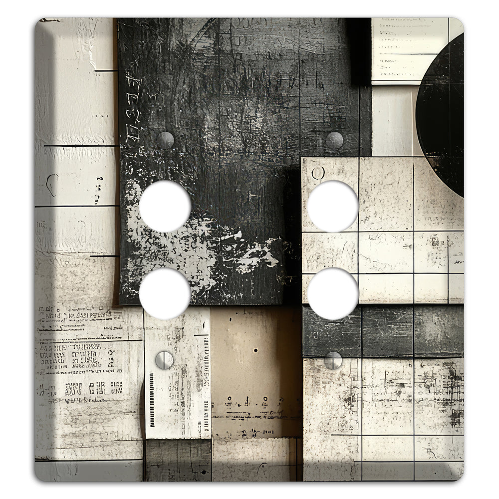 Lunar Grid Archive 2 Pushbutton Wallplate