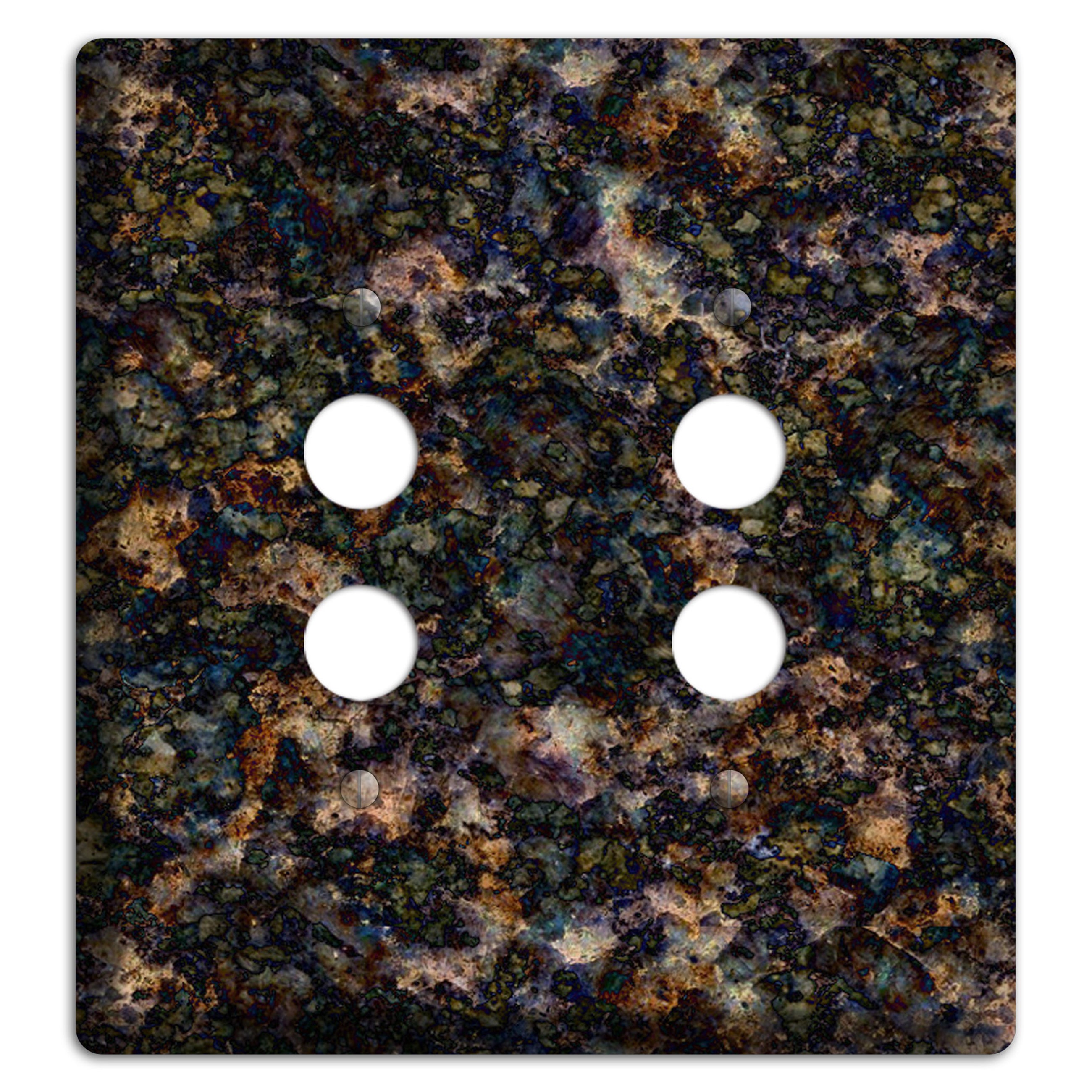 Volga Blue Granite 2 Pushbutton Wallplate