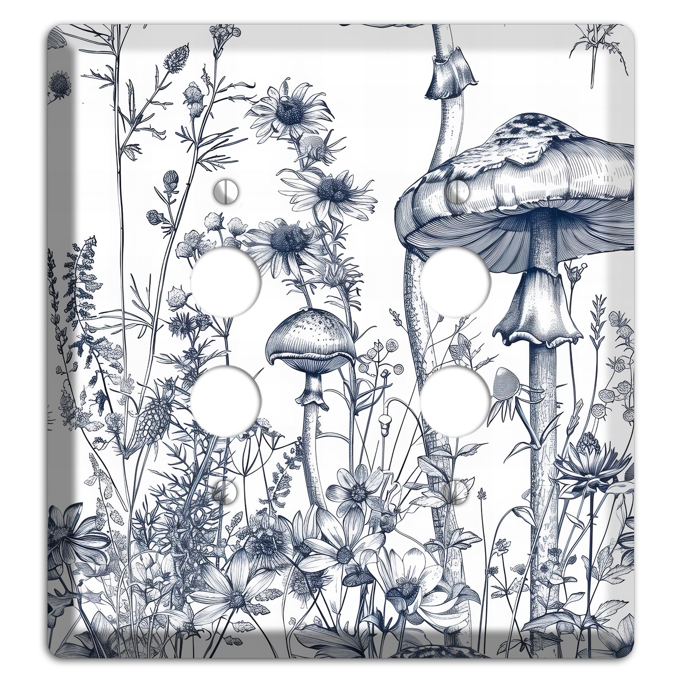 Forager's Meadow Spell 2 Pushbutton Wallplate