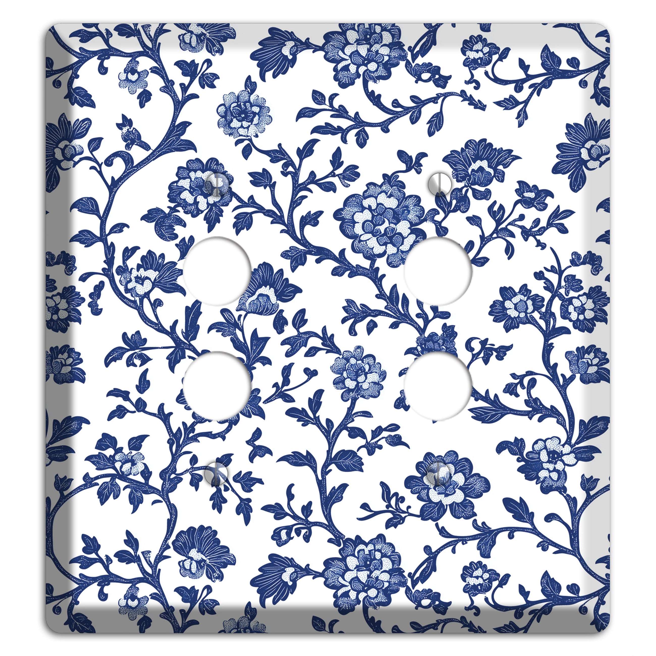 Porcelain Vine Reverie 2 Pushbutton Wallplate