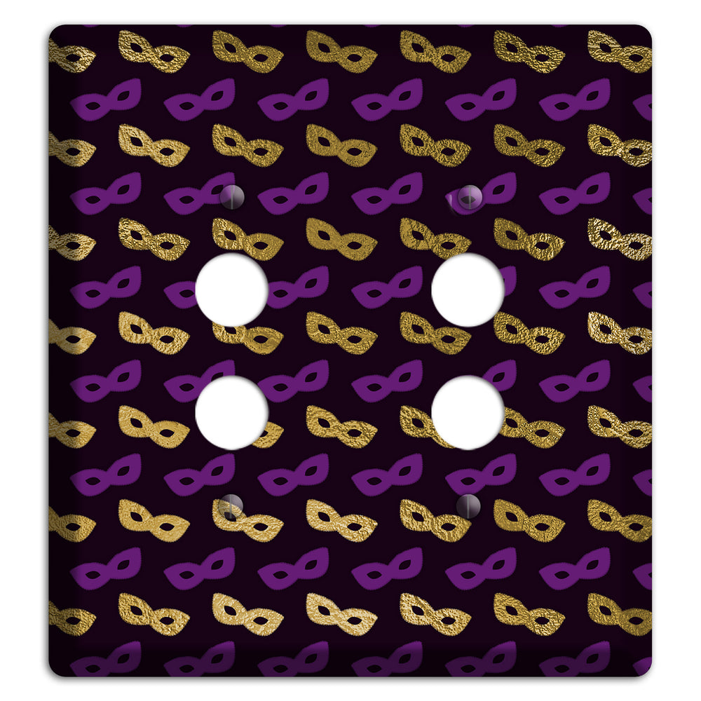 Midnight Masque 2 Pushbutton Wallplate