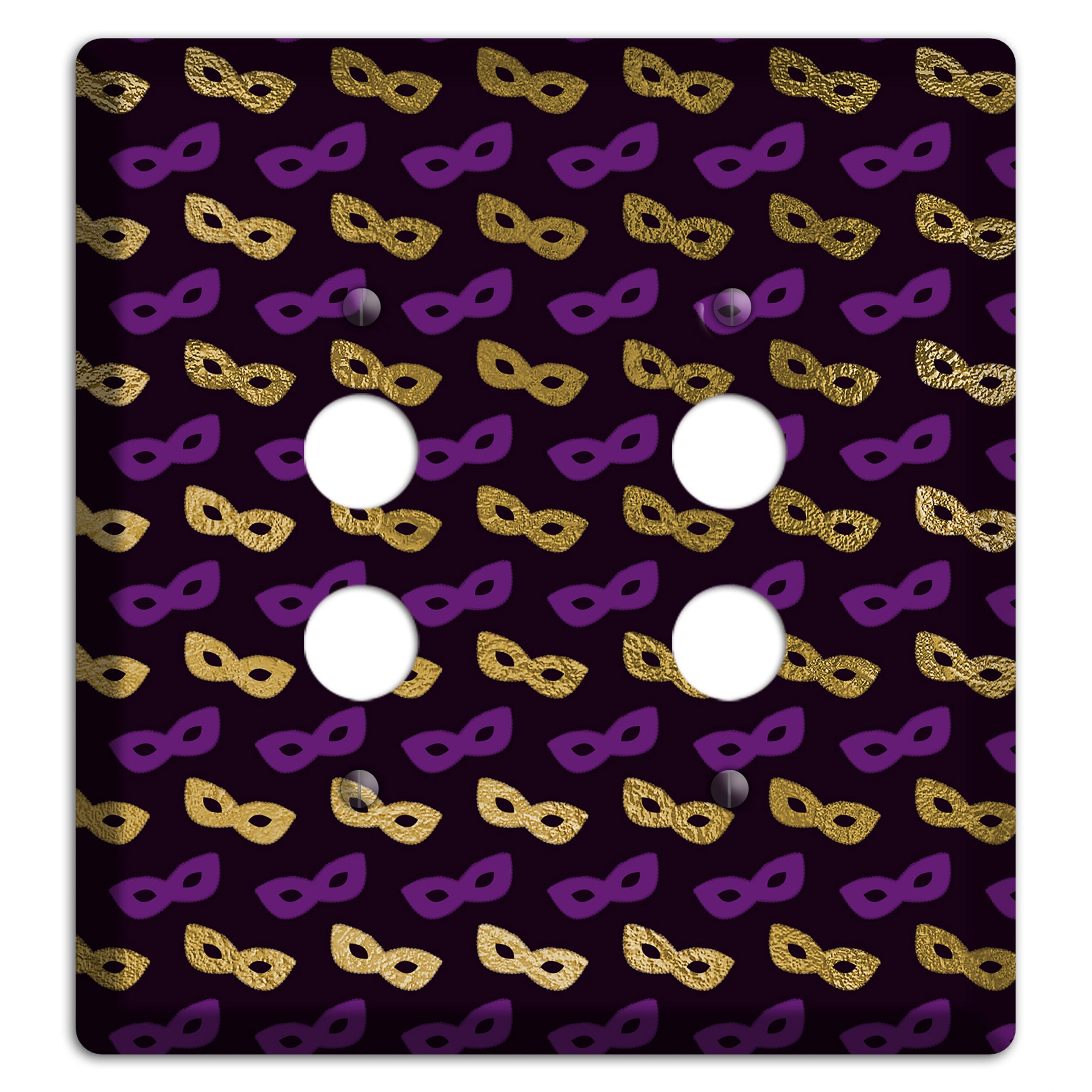 Midnight Masque 2 Pushbutton Wallplate