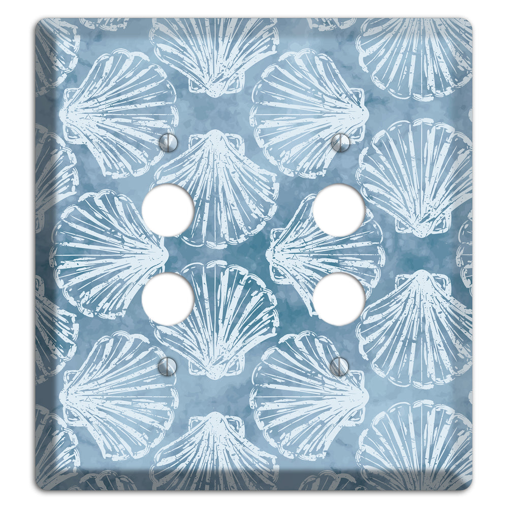 Coastal Shell Drift 2 Pushbutton Wallplate