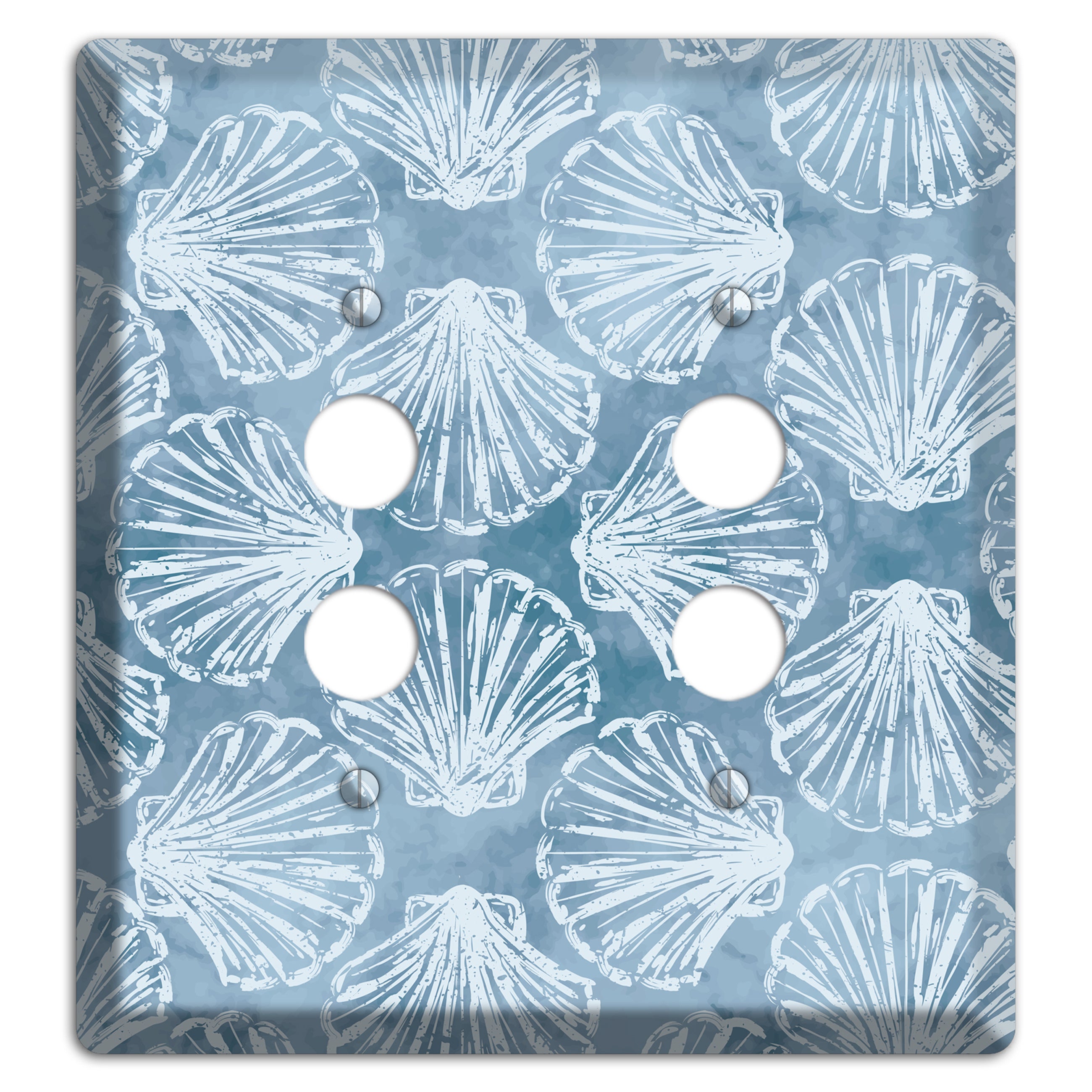 Coastal Shell Drift 2 Pushbutton Wallplate
