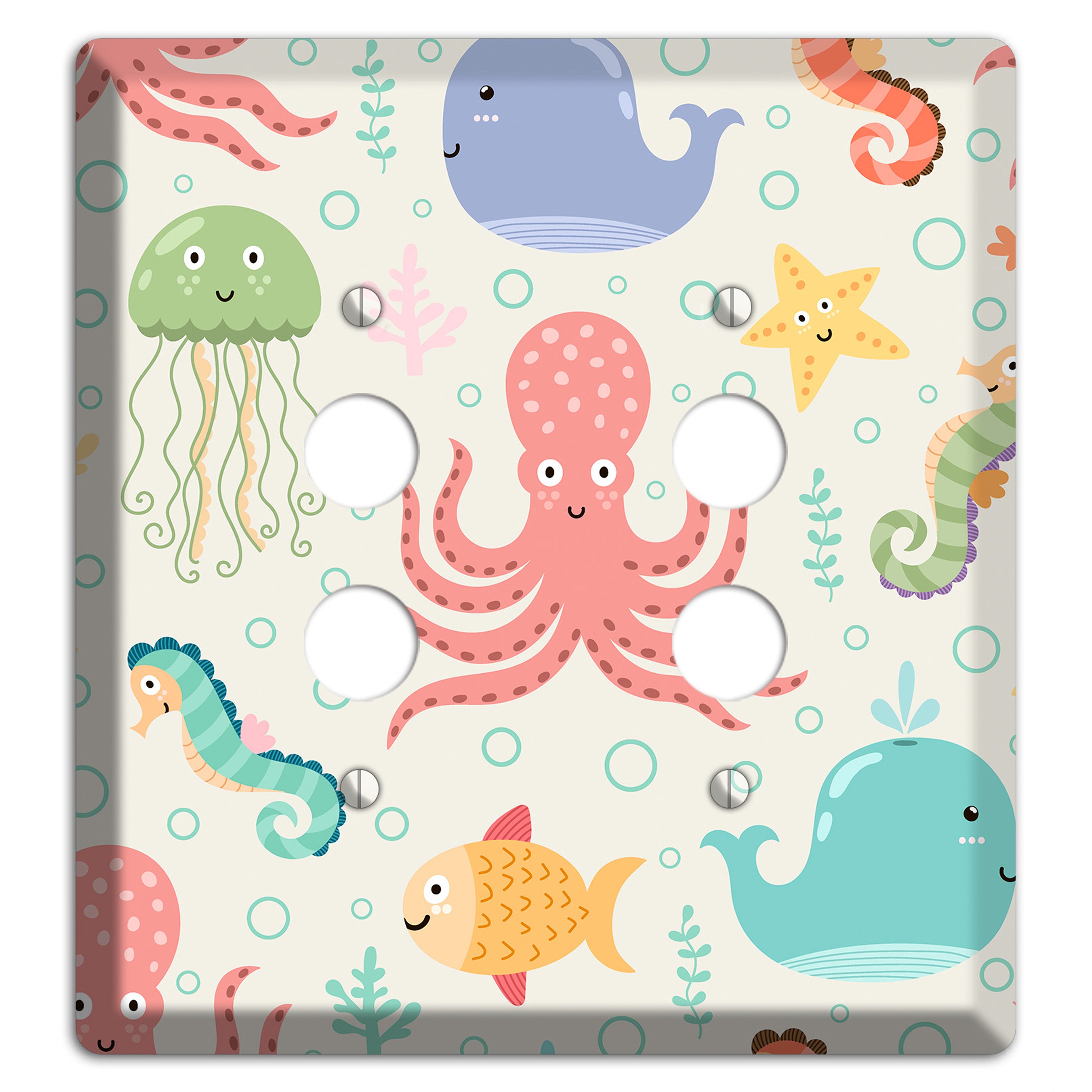 Ocean Buddies 2 Pushbutton Wallplate