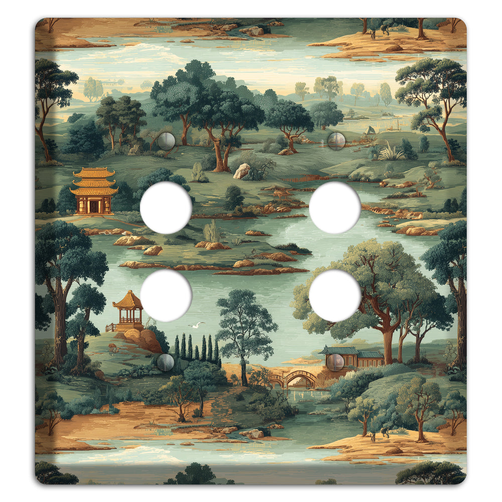 Pavilion and Stream 2 Pushbutton Wallplate