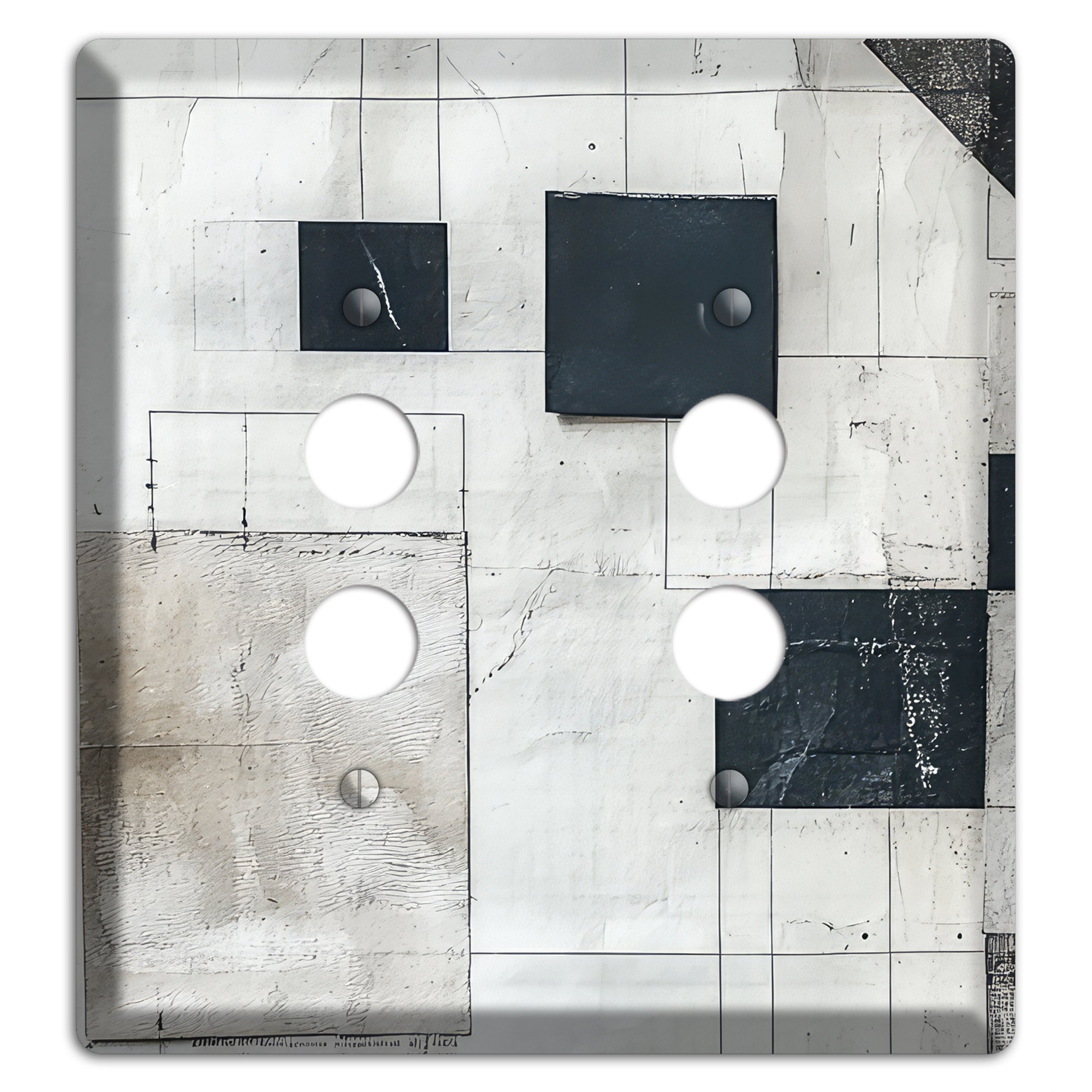Ledger & Silence 2 Pushbutton Wallplate