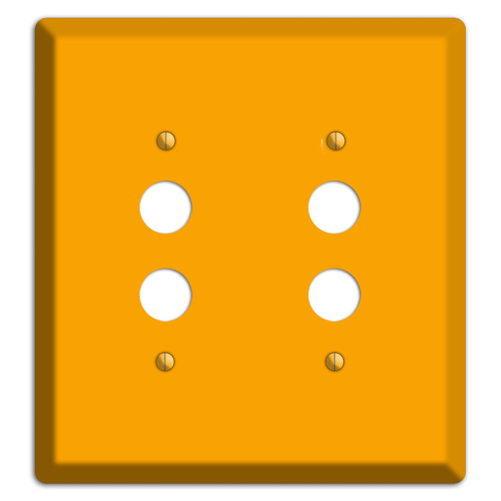 Baxter Mustard 2 Pushbutton Wallplate