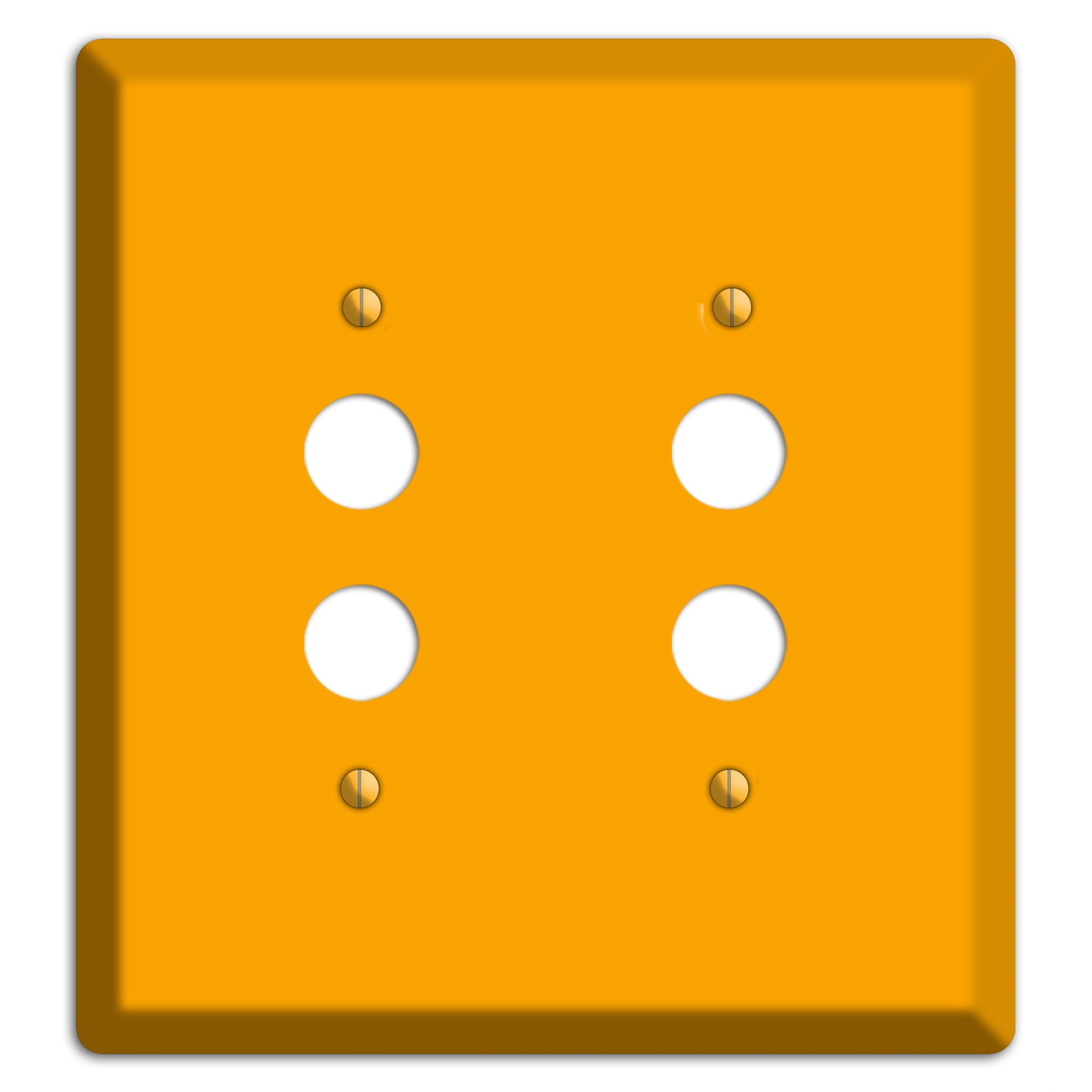 Baxter Mustard 2 Pushbutton Wallplate