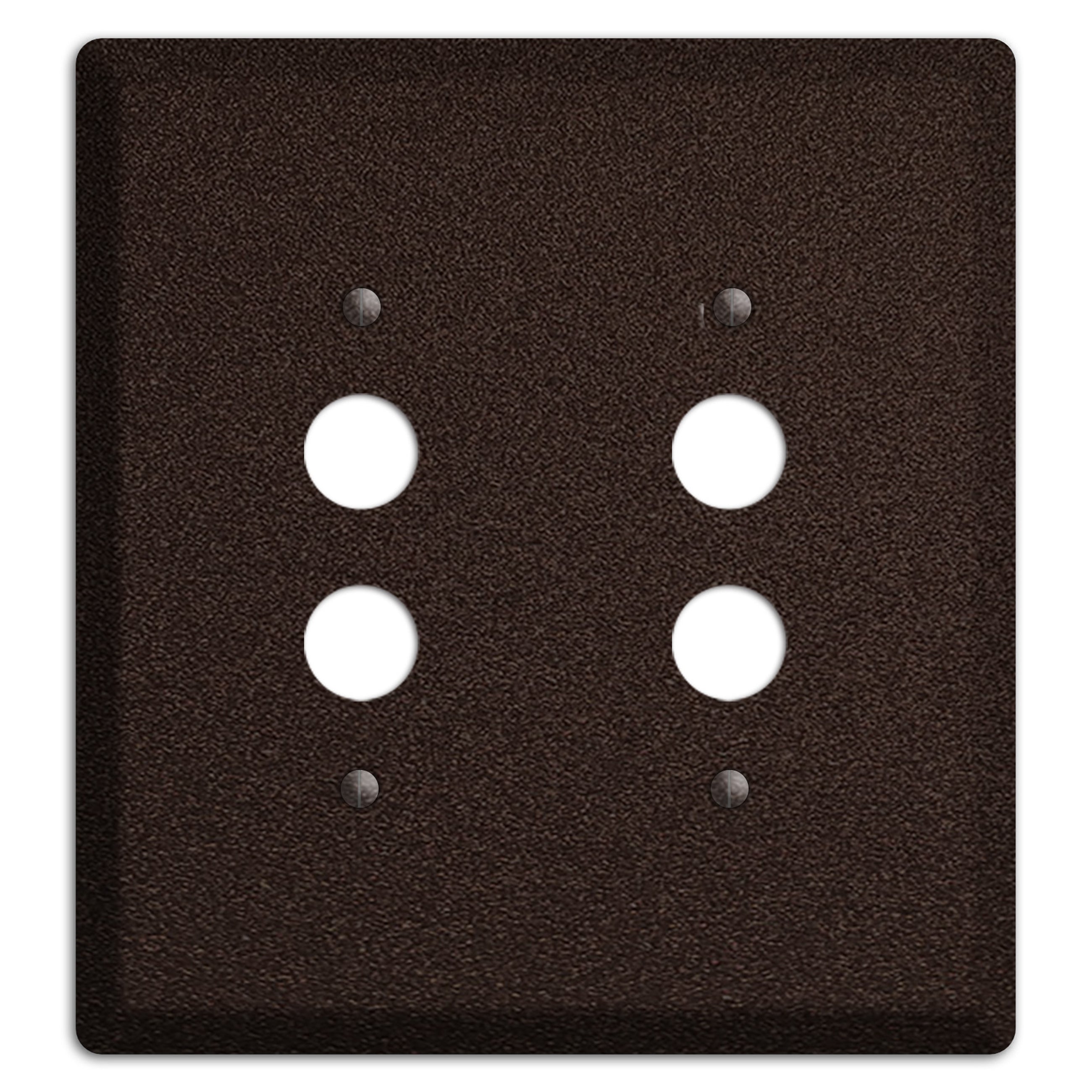 Baxter Subtle Antique Bronze 2 Pushbutton Wallplate