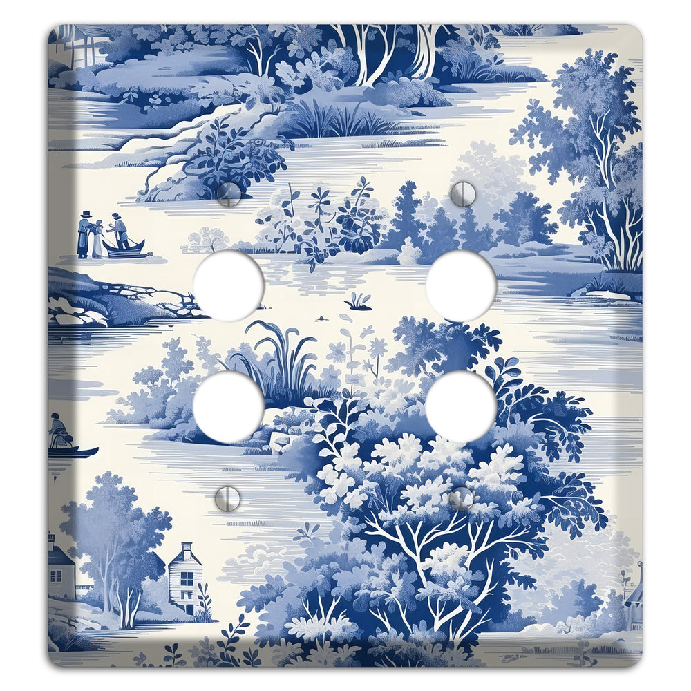 River & Reverie 2 Pushbutton Wallplate