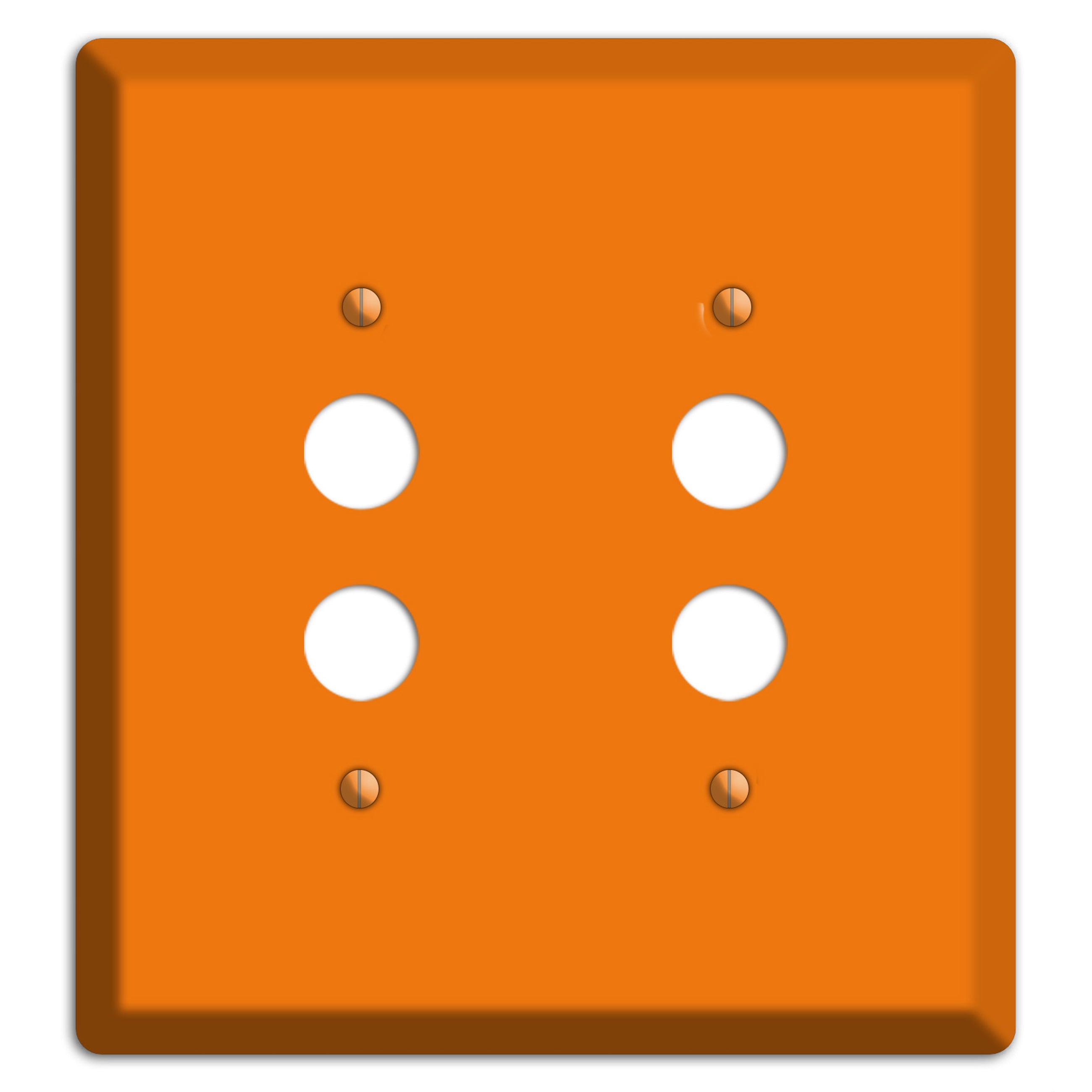 Baxter Pumpkin 2 Pushbutton Wallplate